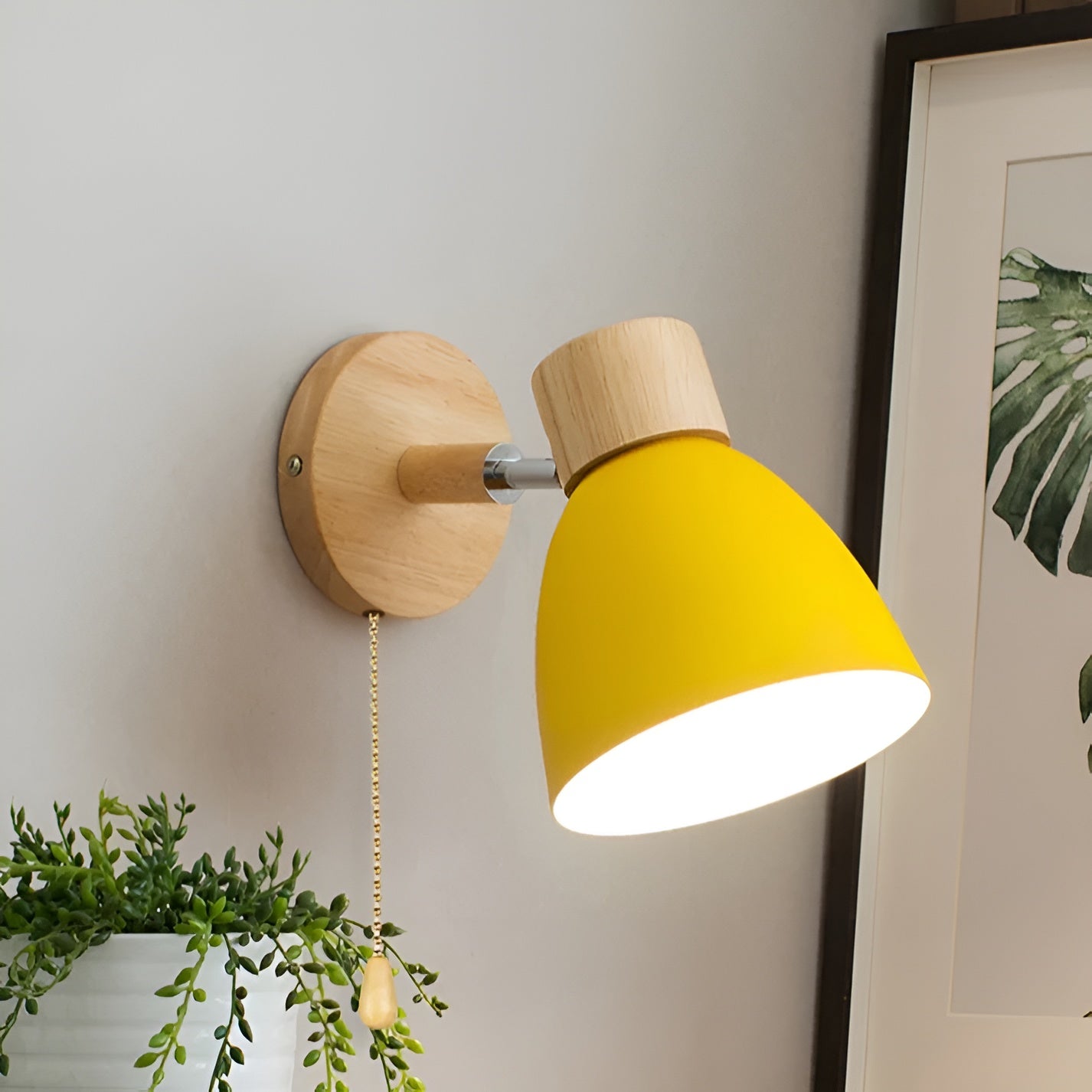 LED Leselampe til Vegg – Roterbar og Elegant | Tilpasset Sengen