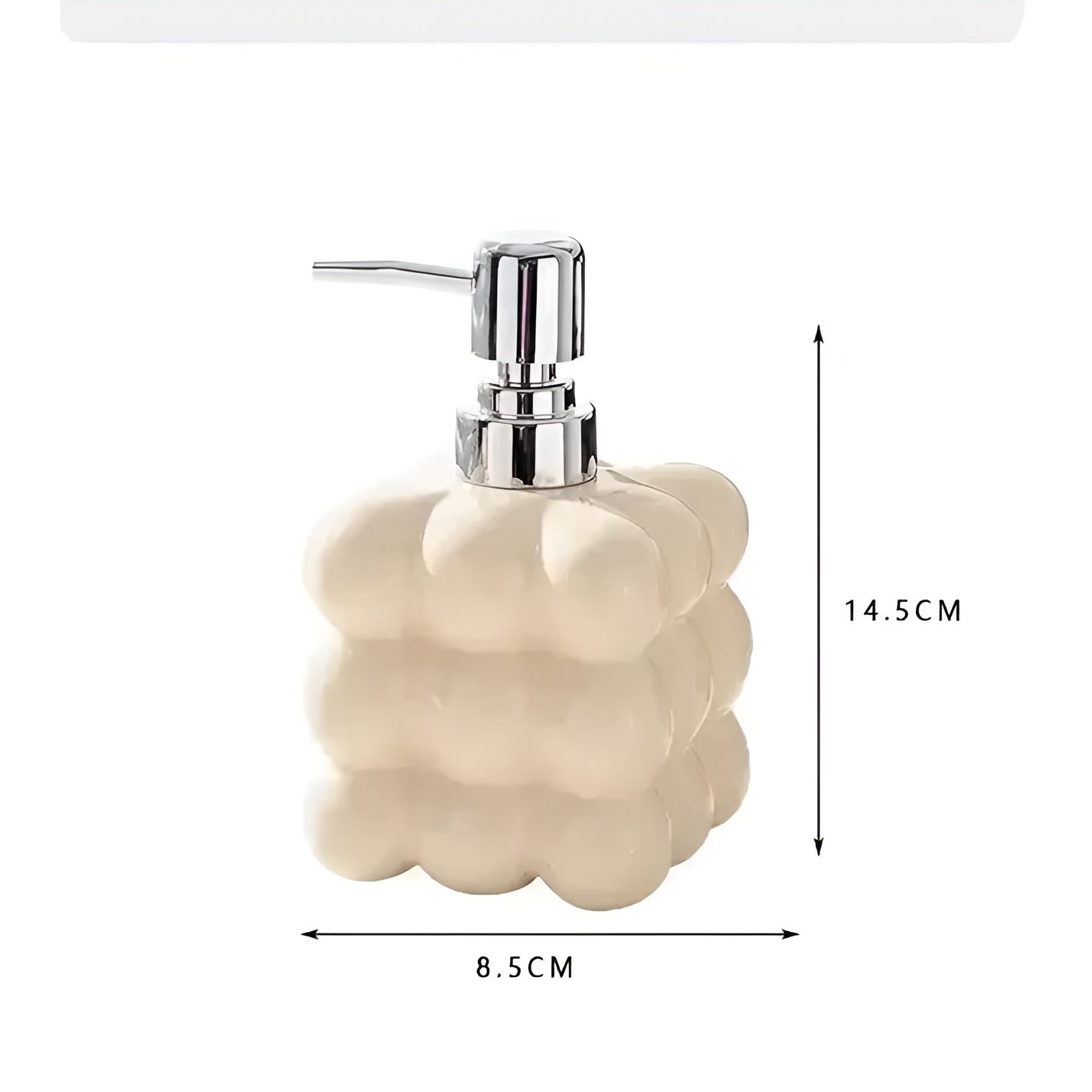 Keramisk Såpedispenser – Stilfull og Påfyllbar | For Håndsåpe, Sjampo og Dusjsåpe