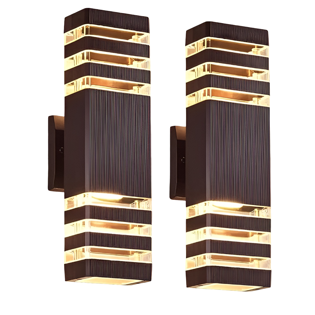 LED Utendørs Vegglampe – Moderne Opp- og Nedlys | Vanntett for Hage og Balkong