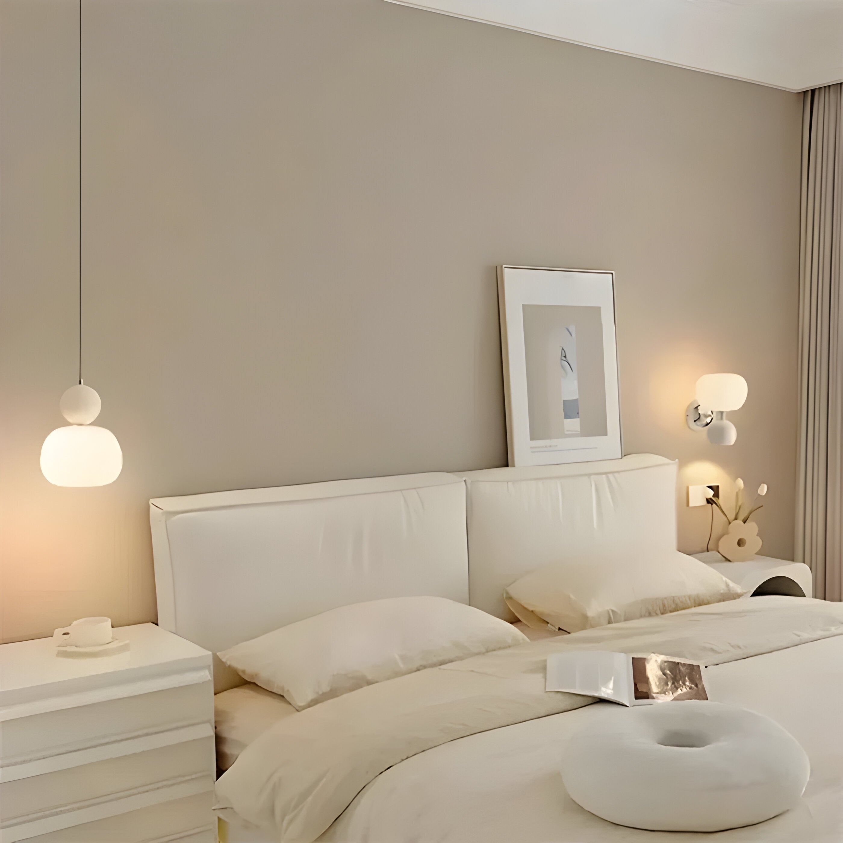 Bilde av Mjørik - Nordic Cream Pendellampe Hengende LED Lys fra Velisse