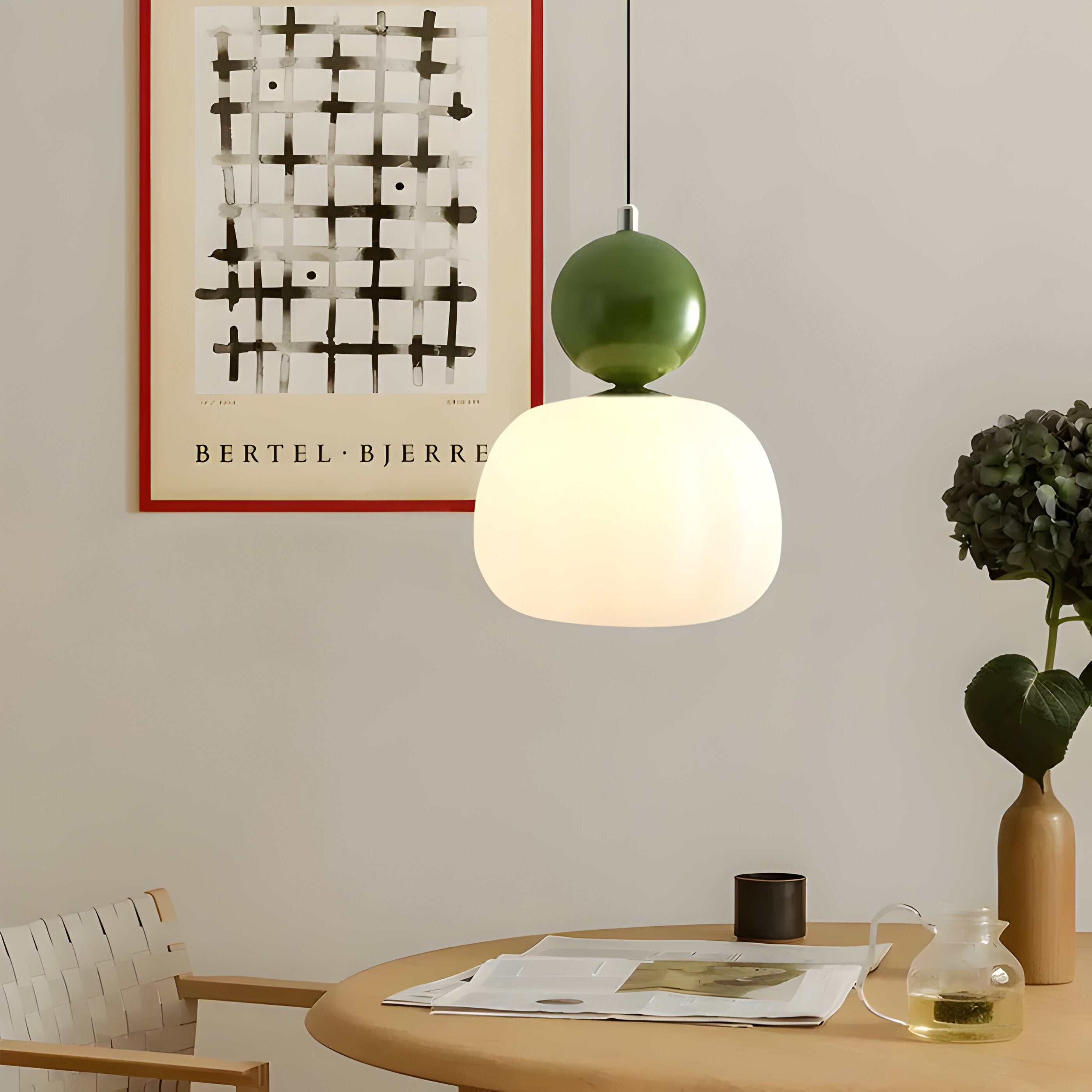 Bilde av Mjørik - Nordic Cream Pendellampe Hengende LED Lys fra Velisse