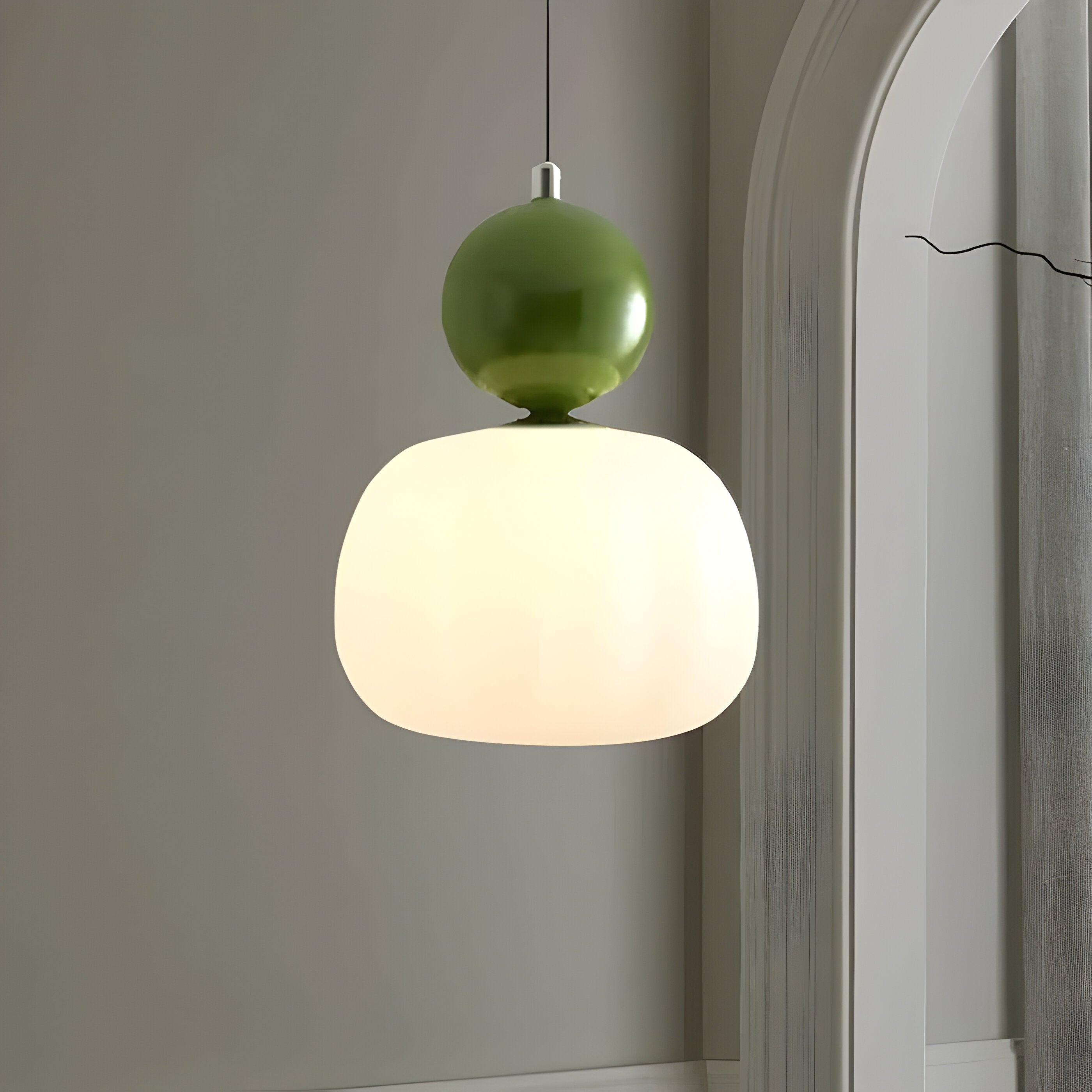 Bilde av Mjørik - Nordic Cream Pendellampe Hengende LED Lys fra Velisse