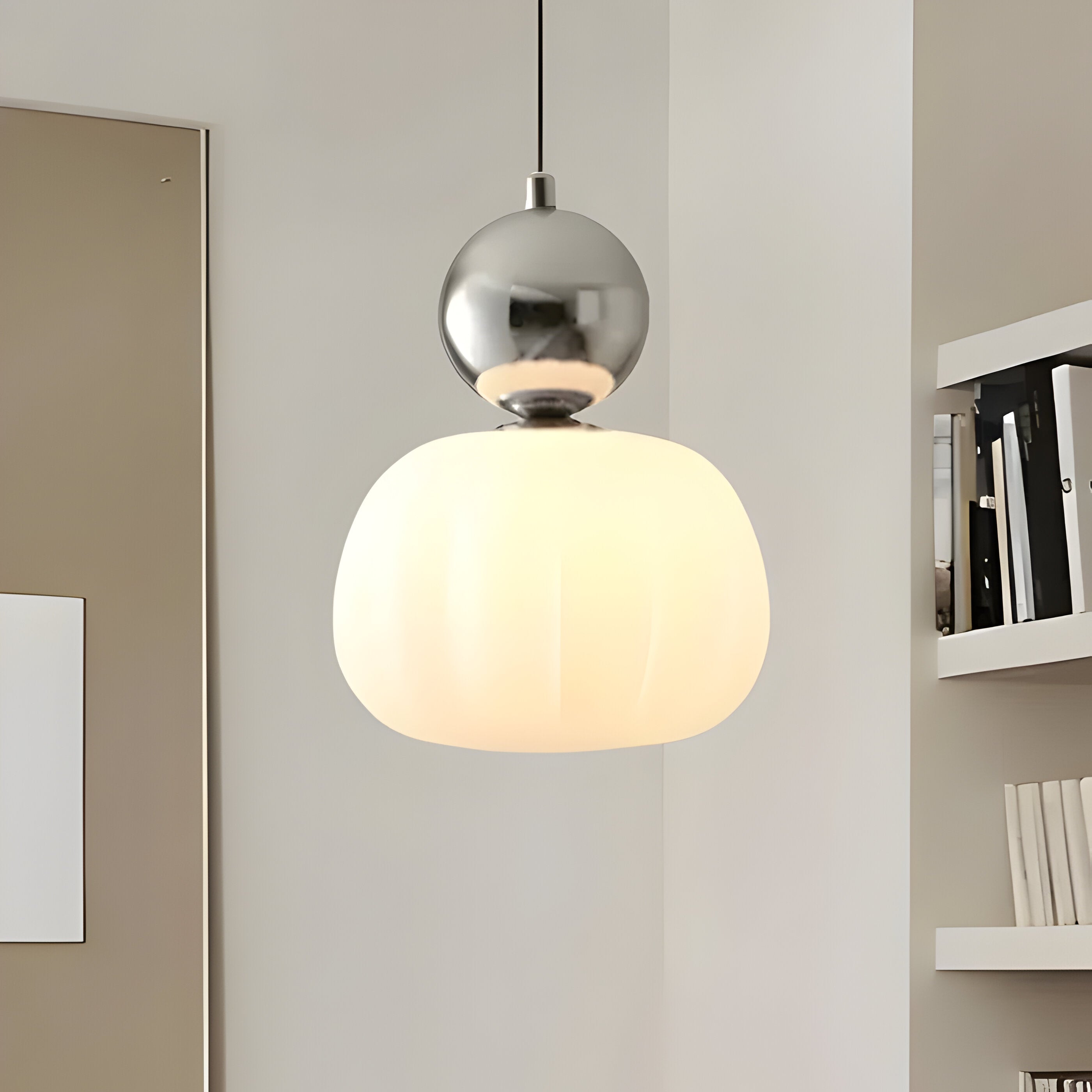 Bilde av Mjørik - Nordic Cream Pendellampe Hengende LED Lys fra Velisse