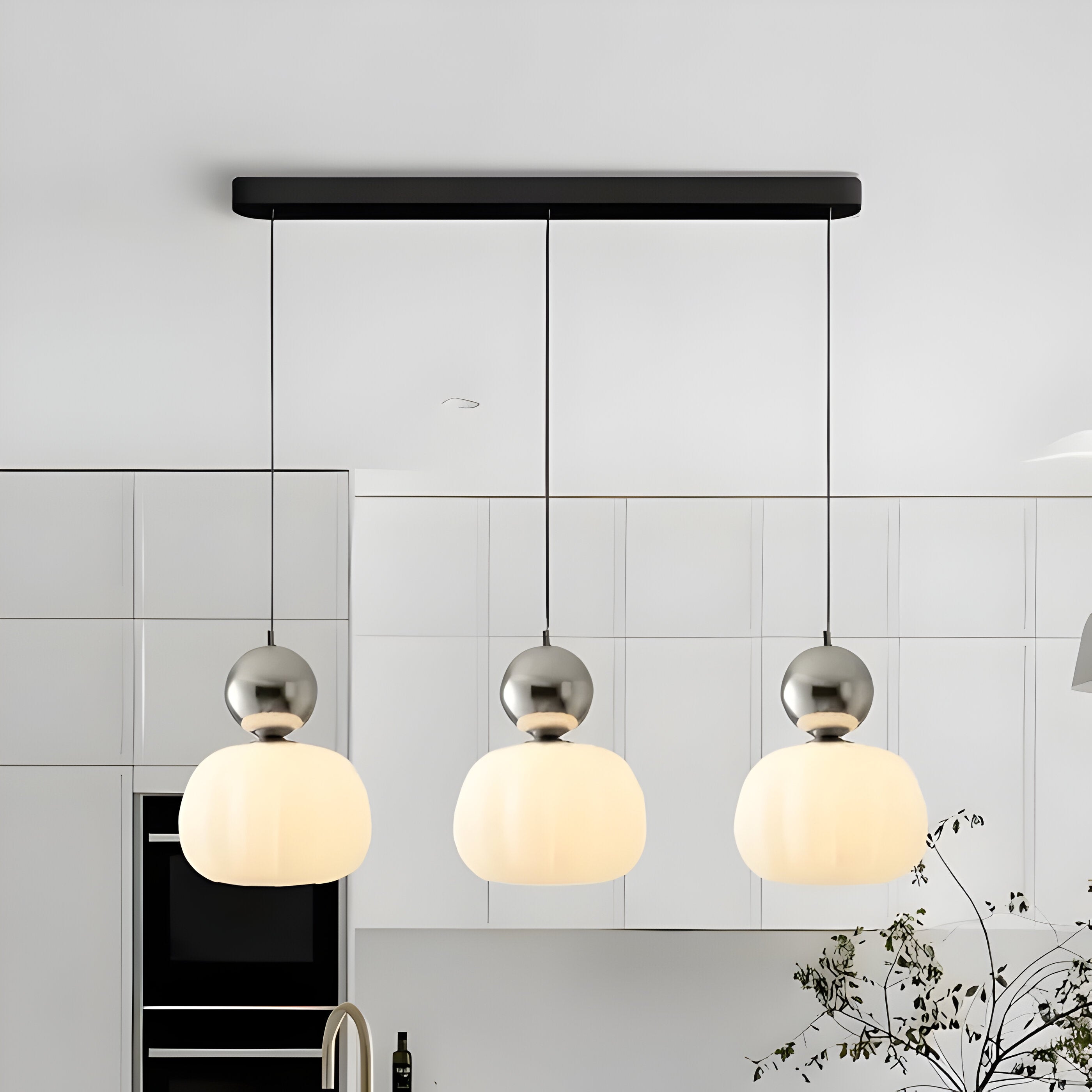 Bilde av Mjørik - Nordic Cream Pendellampe Hengende LED Lys fra Velisse