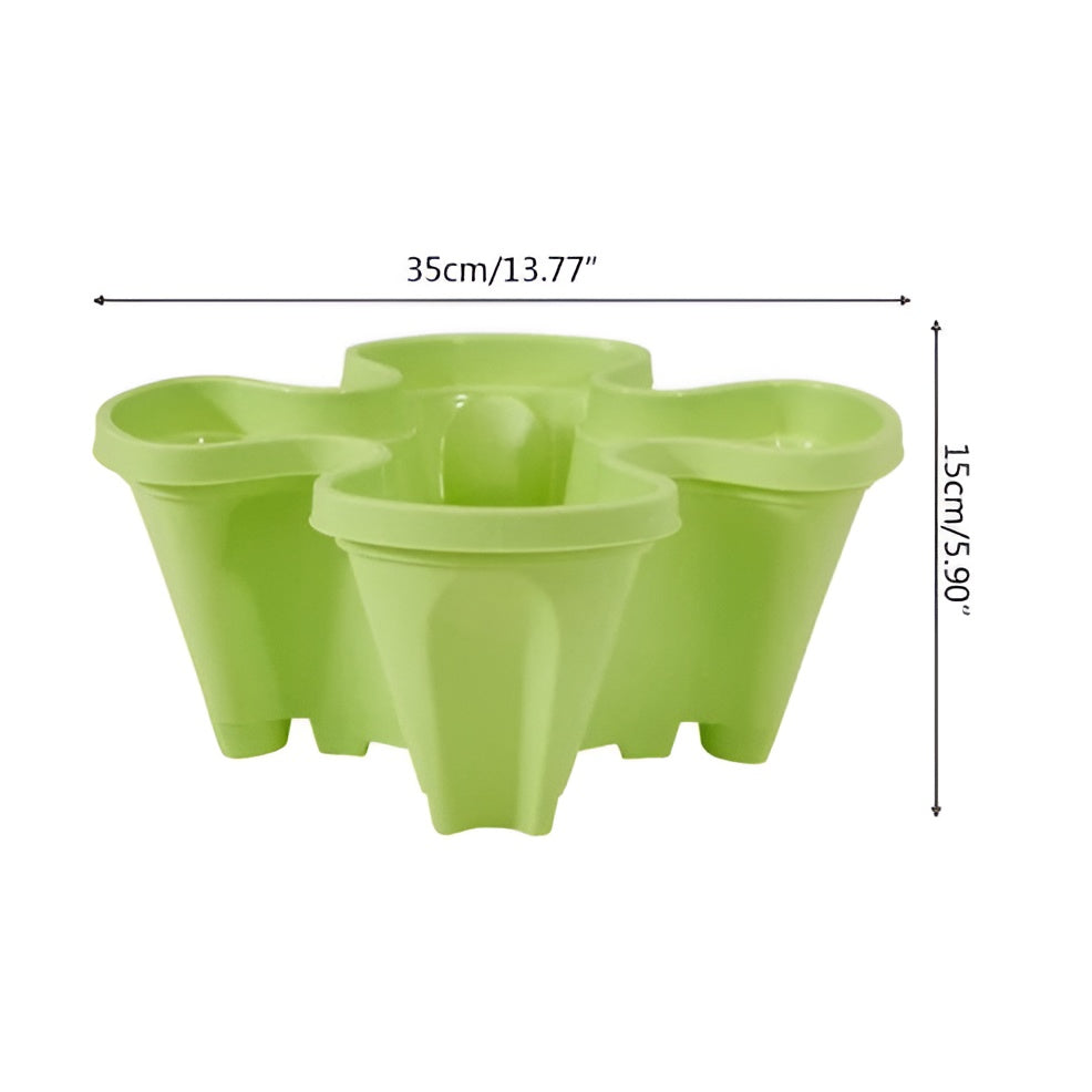 Stablebart Blomsterpottesett – Vertikalt Hagedesign | Maksimer Plassen til Plantene Dine