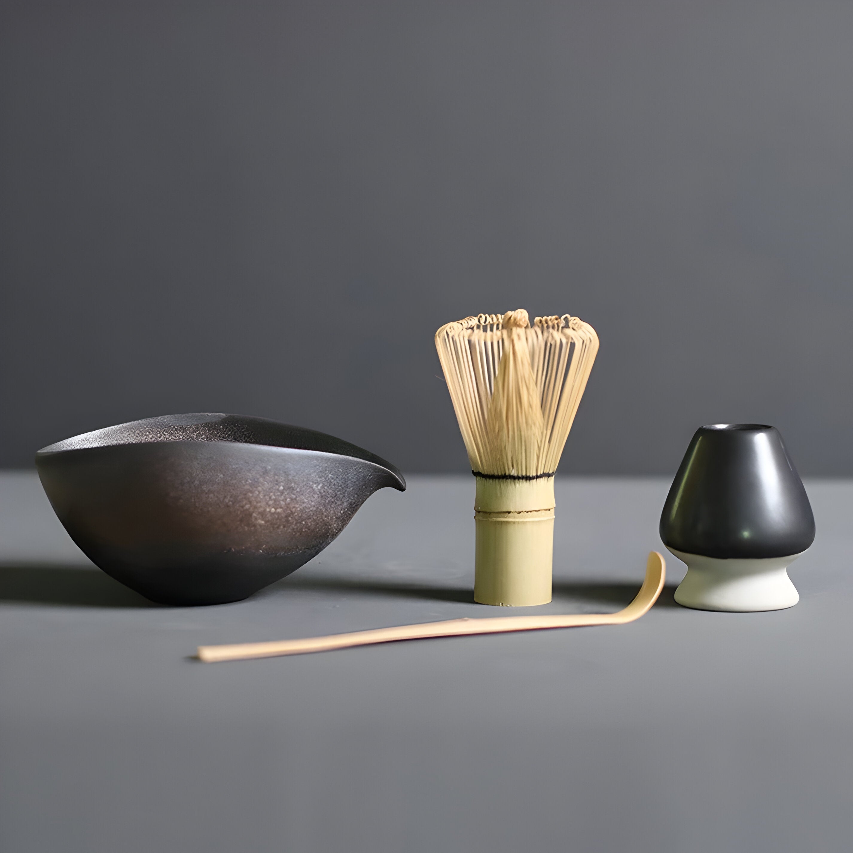 Matcha Keramikset - Traditionelles japanisches Teeset (4-teilig)