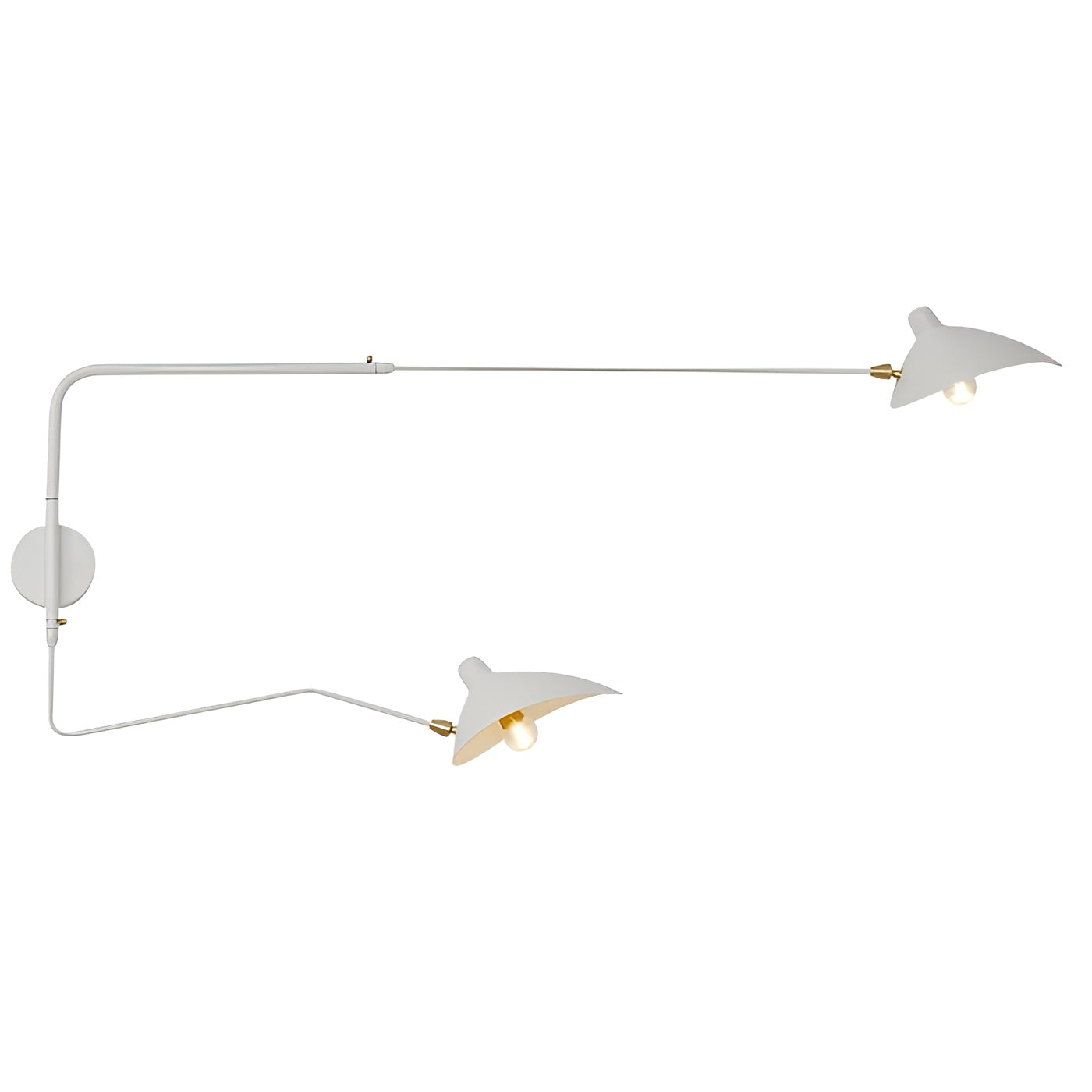 Vegglampe med Svingarm – Elegant og Tidløs | Perfekt for Soverom og Hjemmekontor