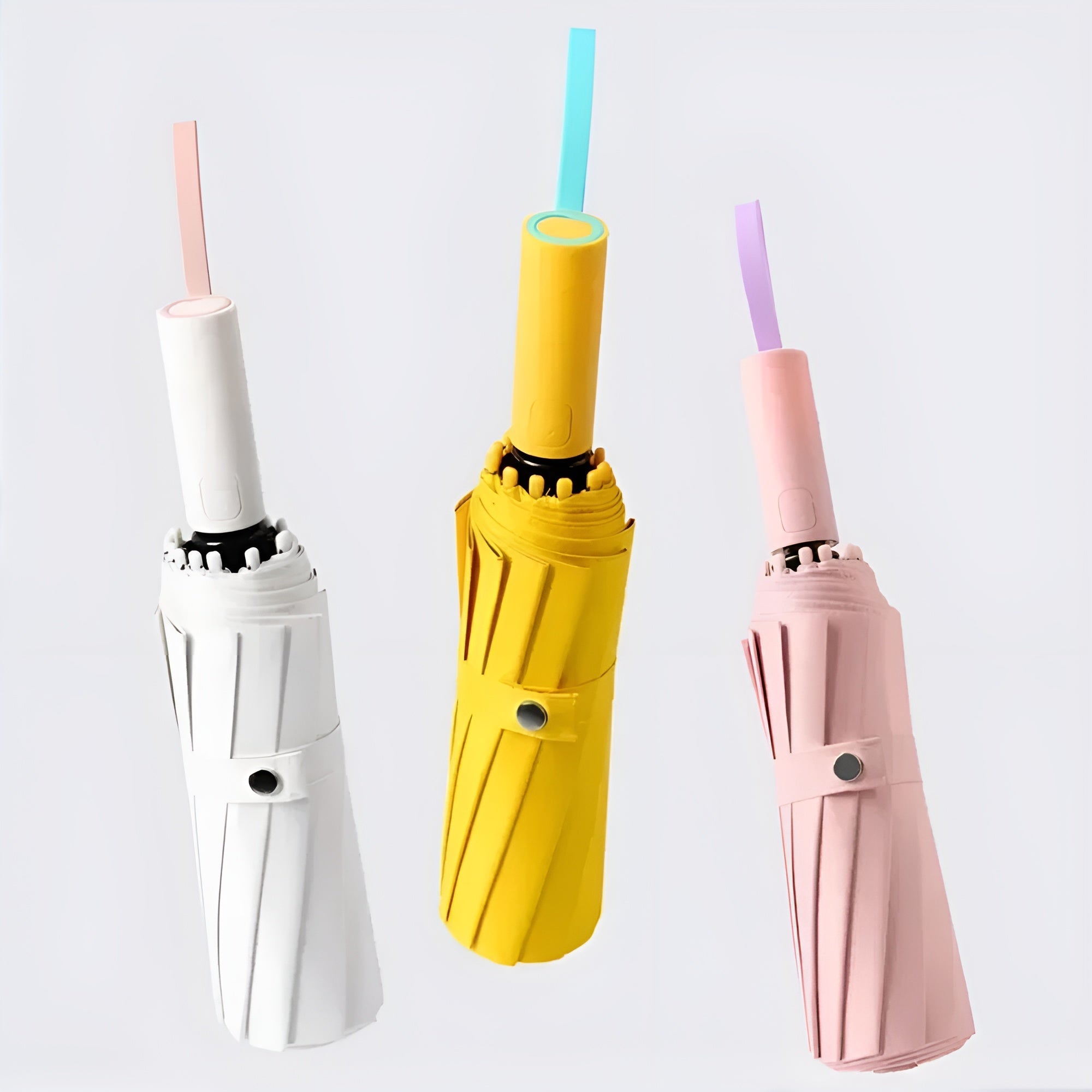 Kompakt Paraply – Vind- og Vanntett | Lett å Ta med på Reisen