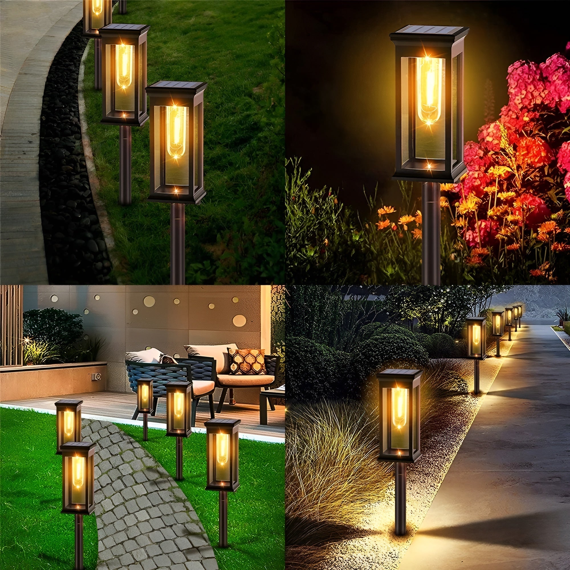 Solcellelampe til Hage – Dekorativt Lys for Koselig Stemning | Perfekt for Terrasse og Hage