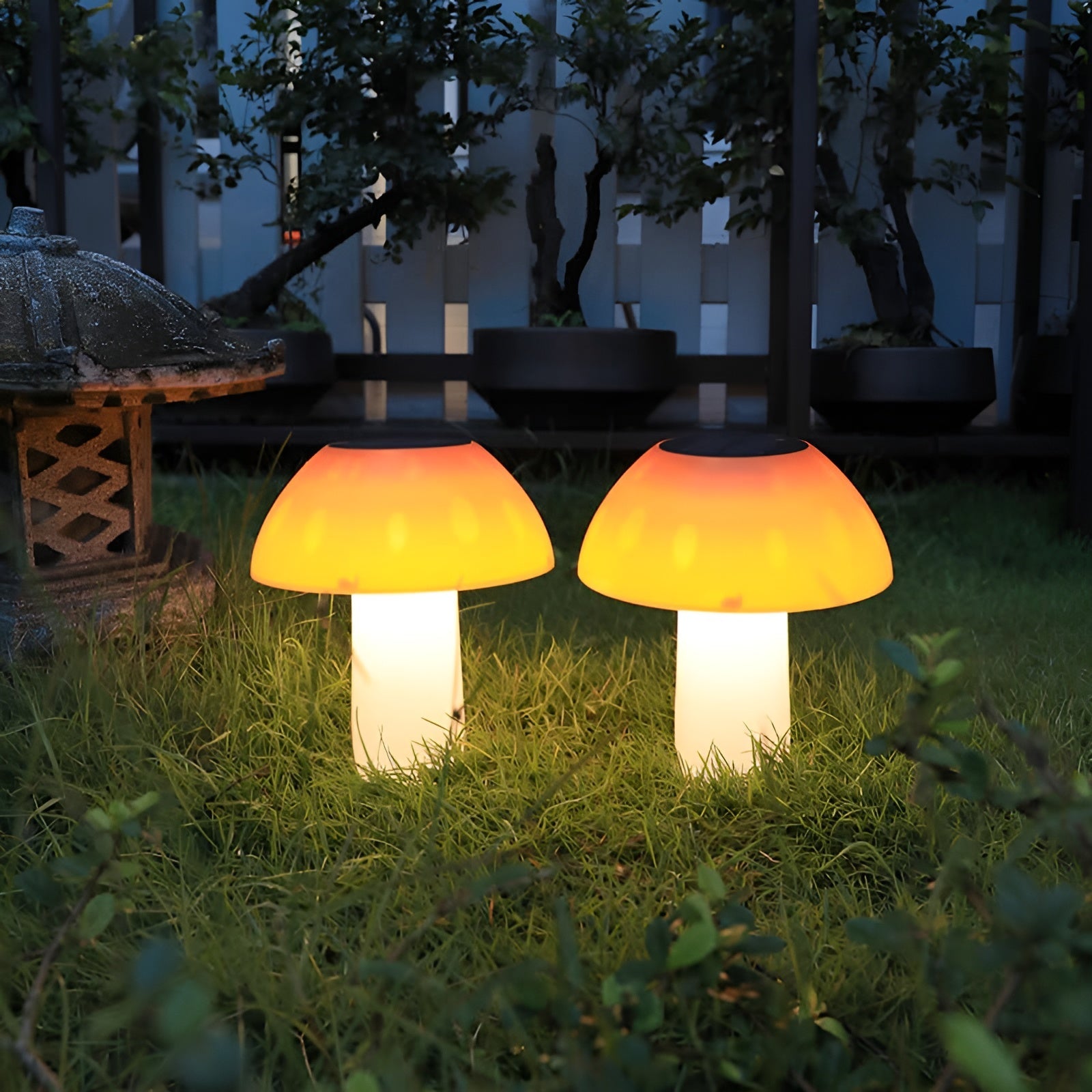 Solcellelampe i Soppform – Dekorativ og Værbestandig | Perfekt for Hage og Uteplass