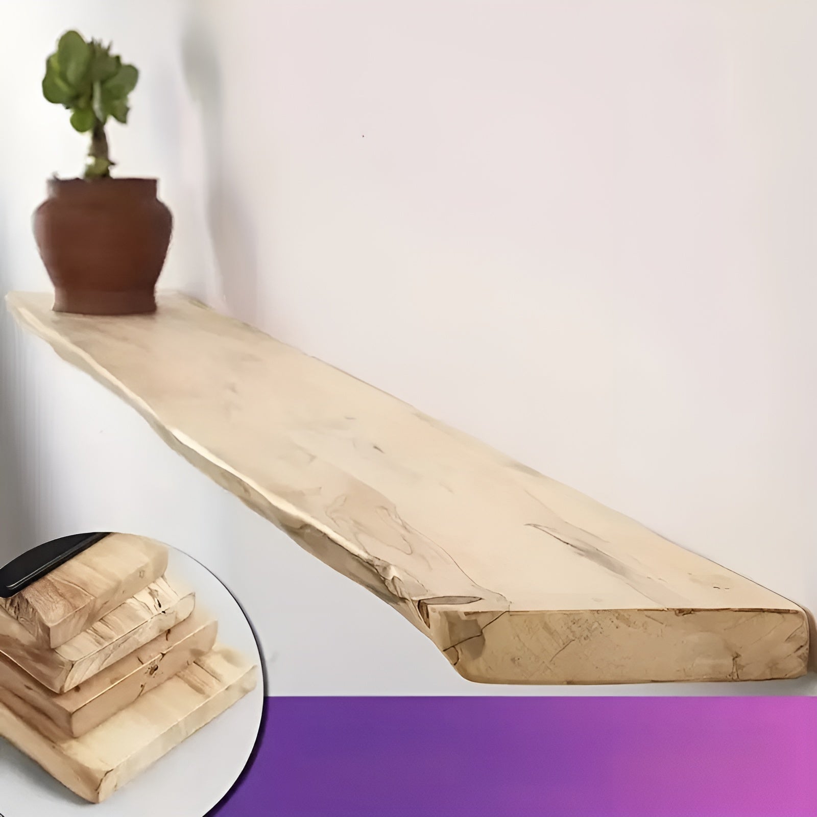 Wandregal aus Holz – Dekorativ und Praktisch | Ideal für Bücher & Deko