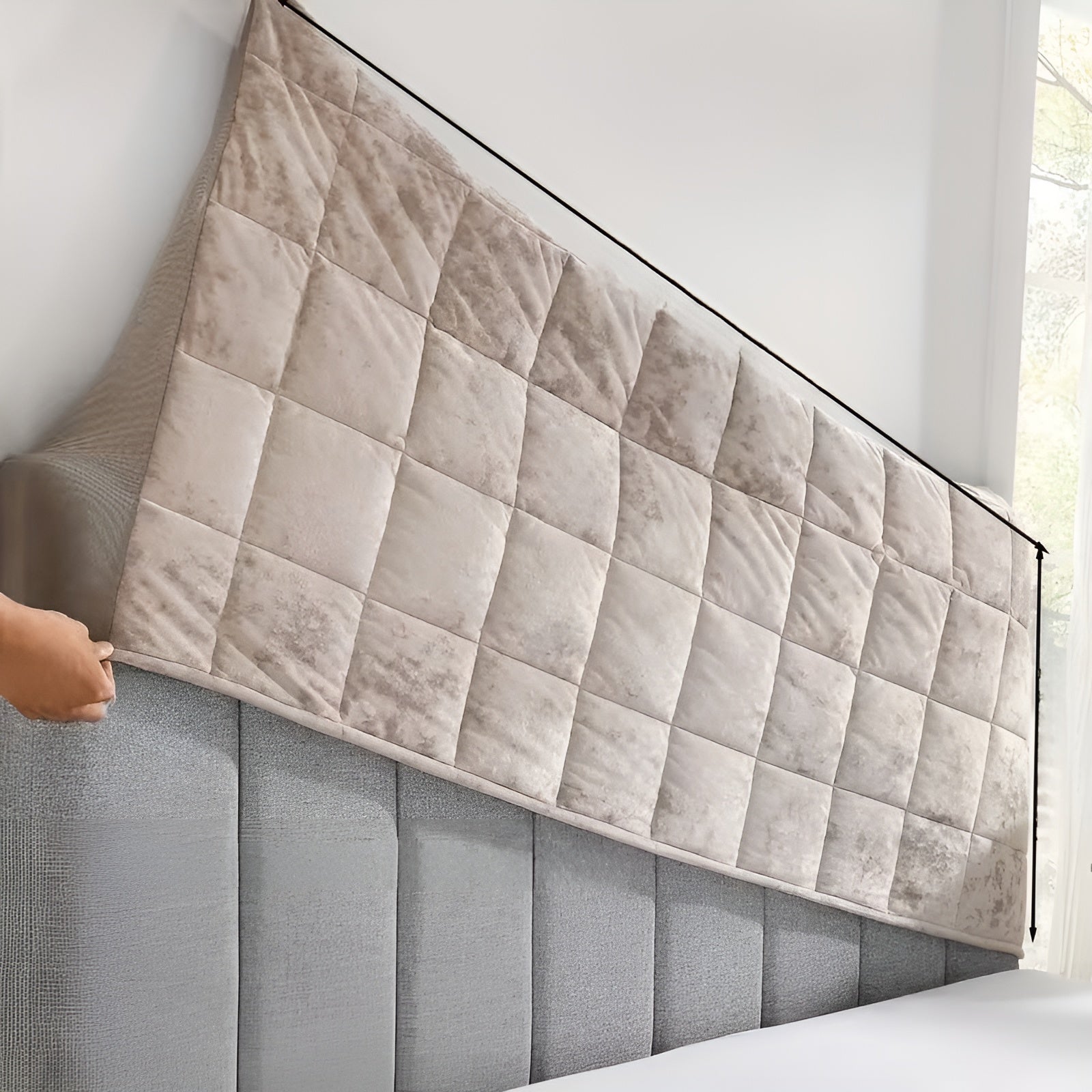 Hodegjerdeovertrekk Med Elastisk Bånd – Mykt Og Elastisk | Med Praktiske Sidelommer Til Sengen