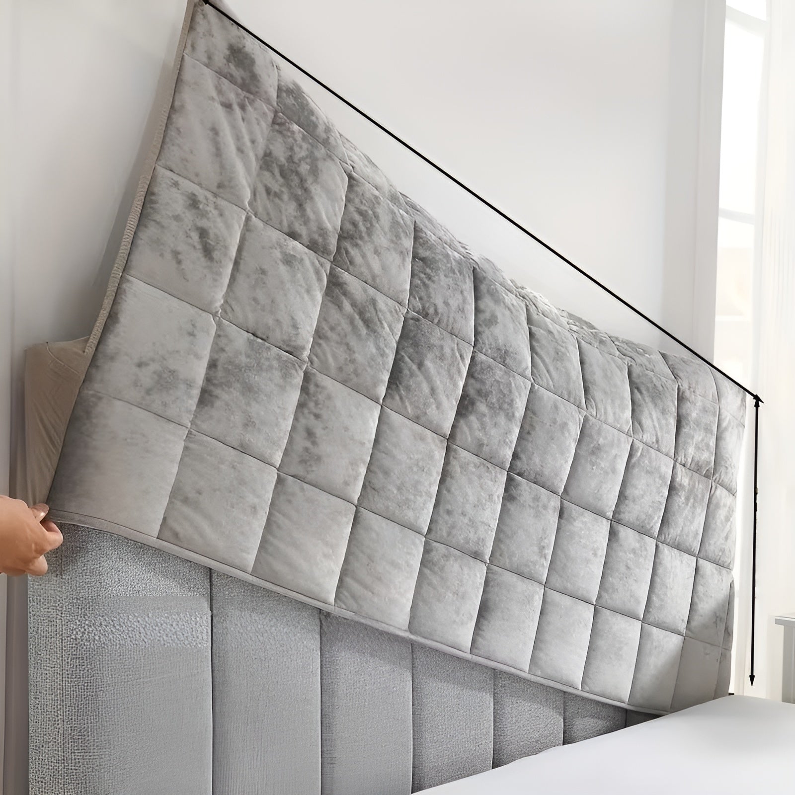 Hodegjerdeovertrekk Med Elastisk Bånd – Mykt Og Elastisk | Med Praktiske Sidelommer Til Sengen