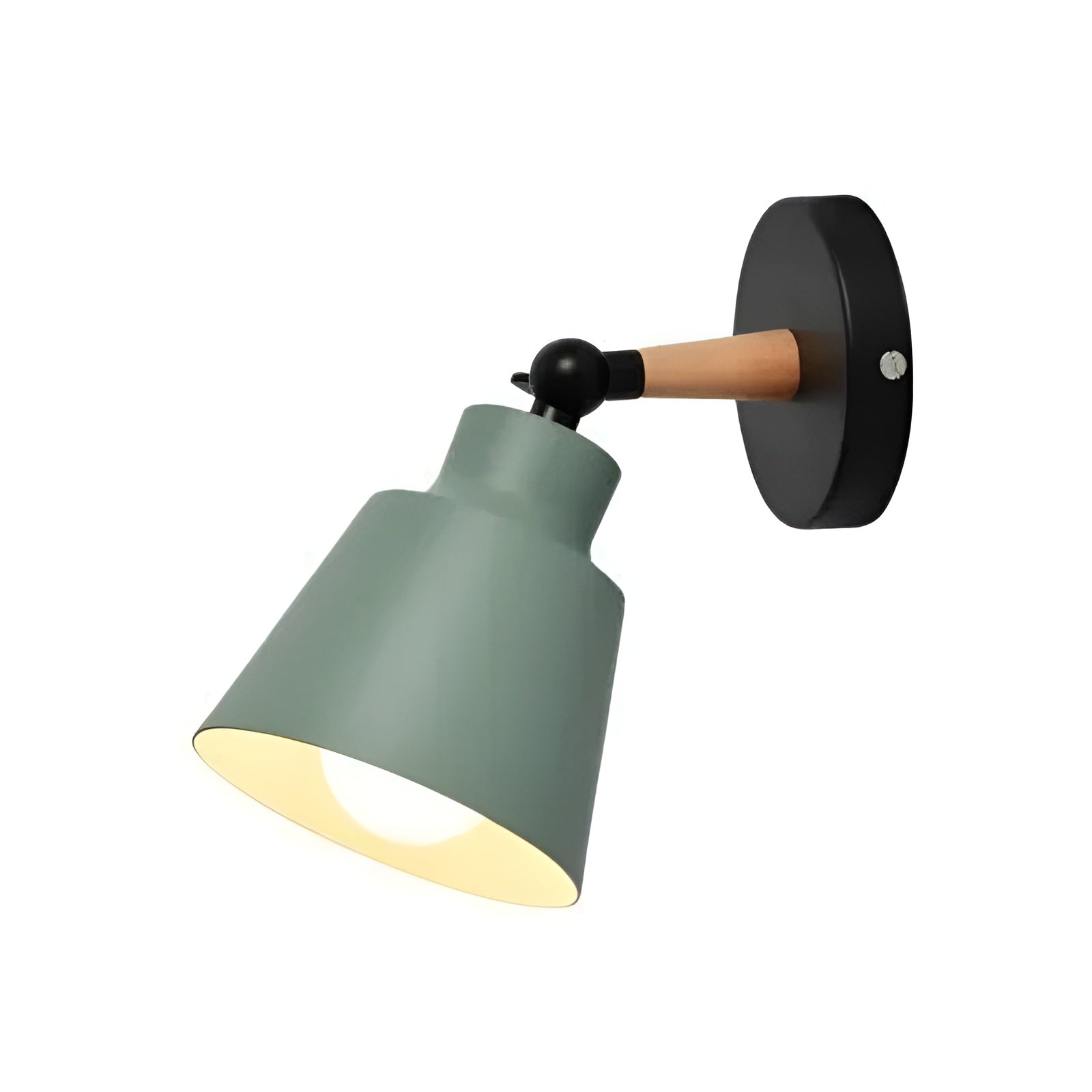Vegglampe i Massivt Tre – Minimalistisk og Dekorativ | Perfekt for Soverom og Gang