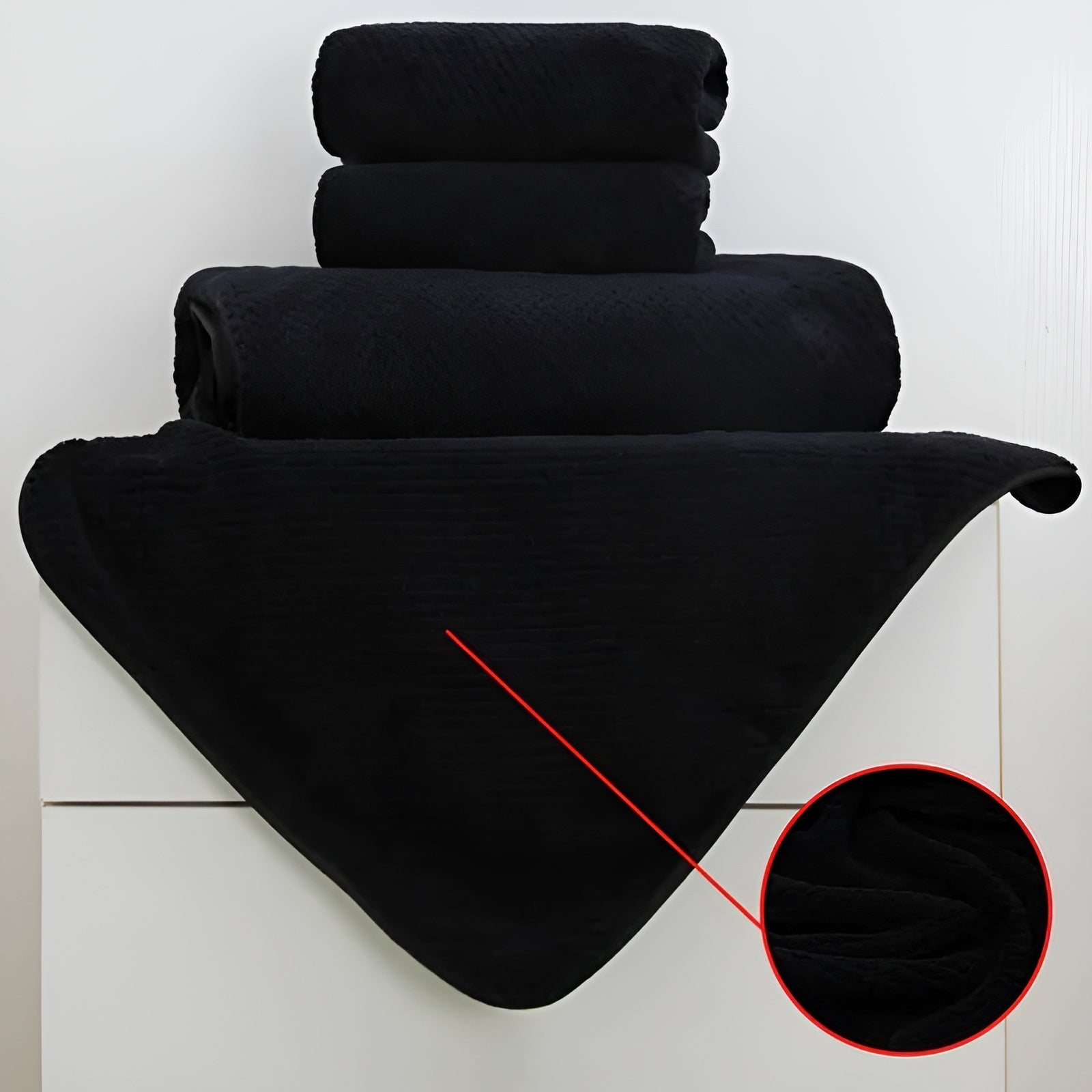 Håndklesett 8 Deler – Ekstra Mykt og Hurtigtørkende | Sugtende og Komfortabelt til Daglig Bruk