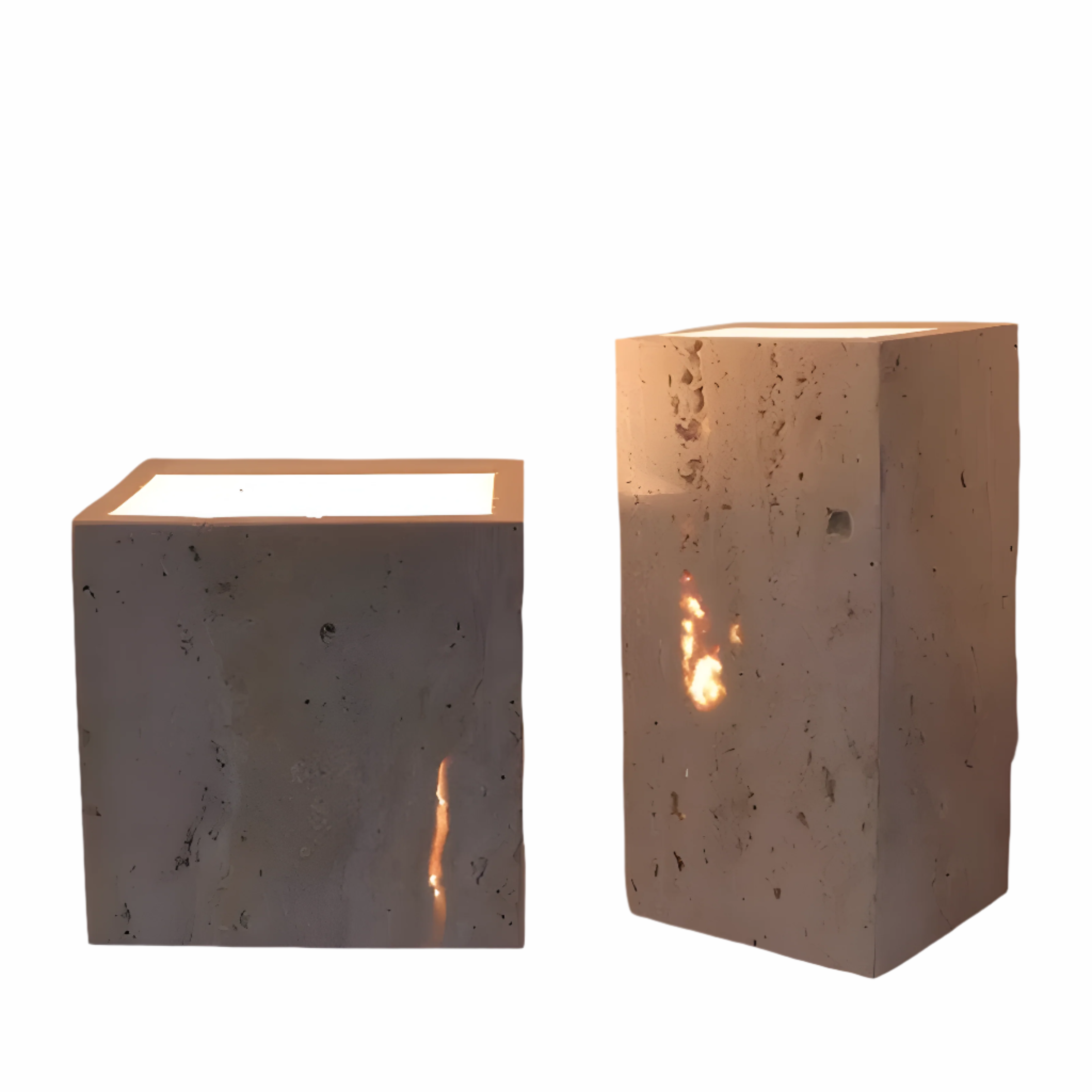 Bilde av Sivra - Travertin Rektangulær LED-Vegglampe fra Velisse