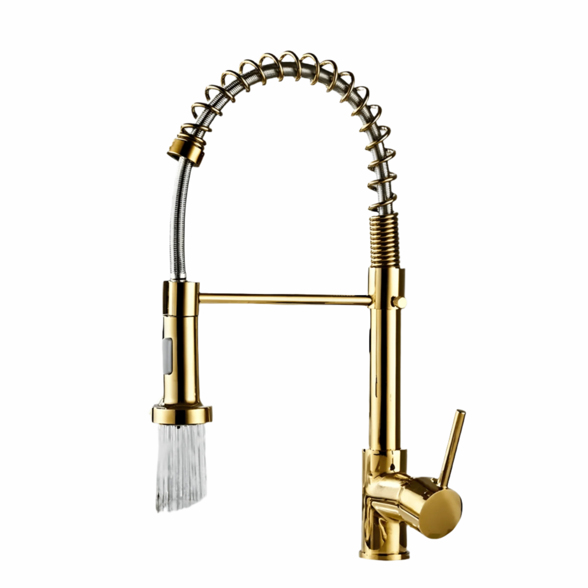 Rimelda – Kjøkkenkran med Utrekkbar Sprøyte (Børstet Stål)