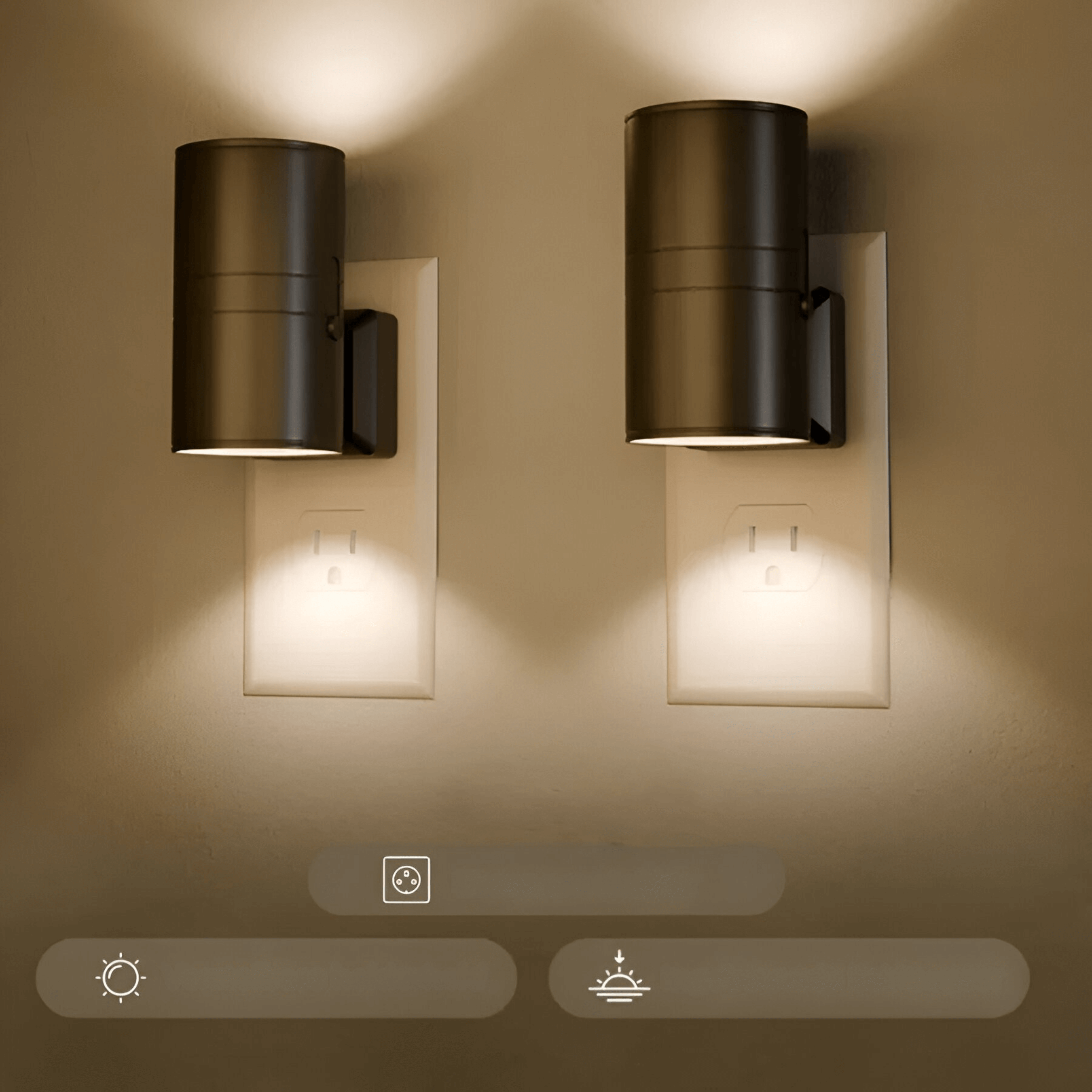 Lunara – LED Nattlampe med Sensor (Justerbar og Plugg-inn)