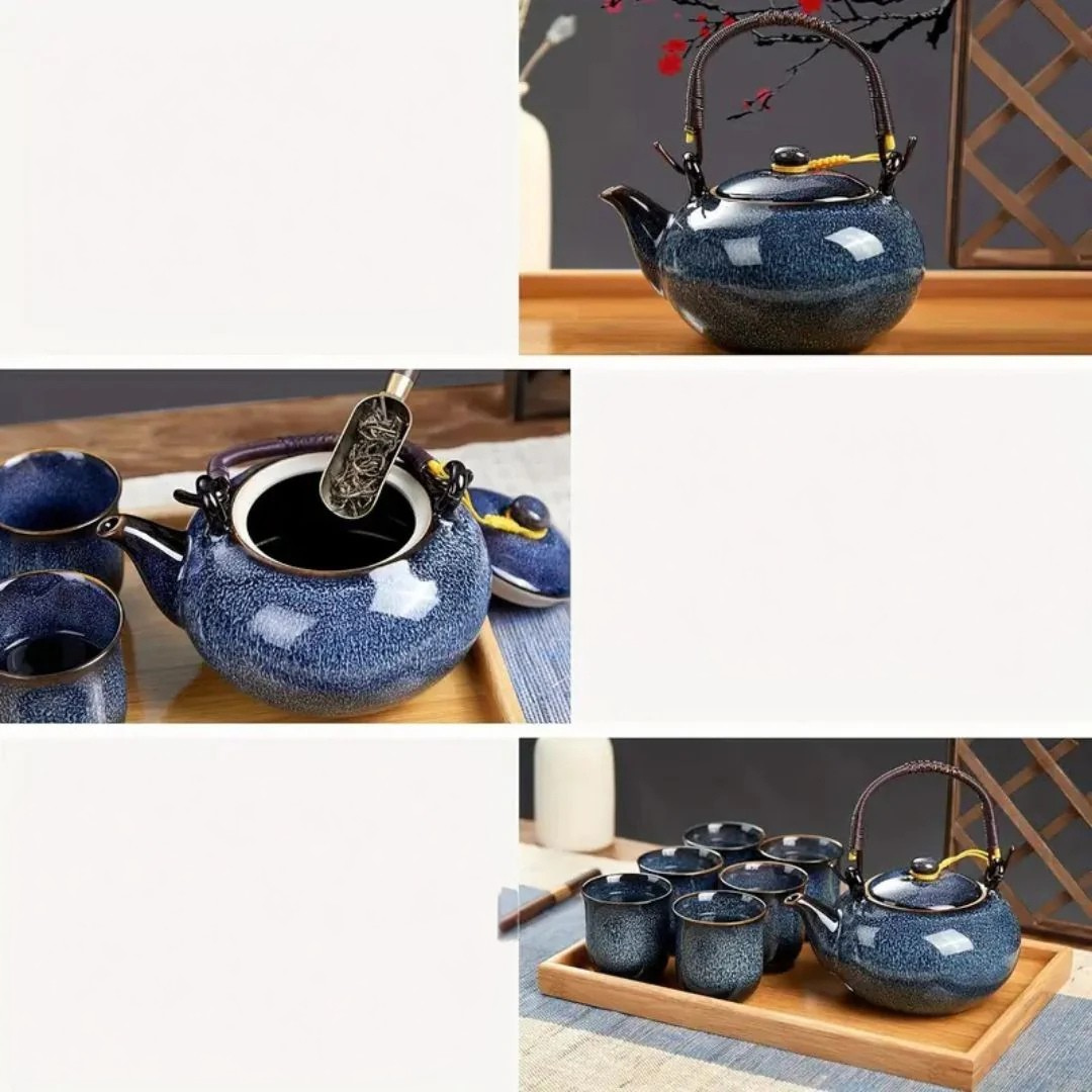 Japansk Keramisk Teservise – Tradisjonell Te-seremoni For Avslappende Te-stunder