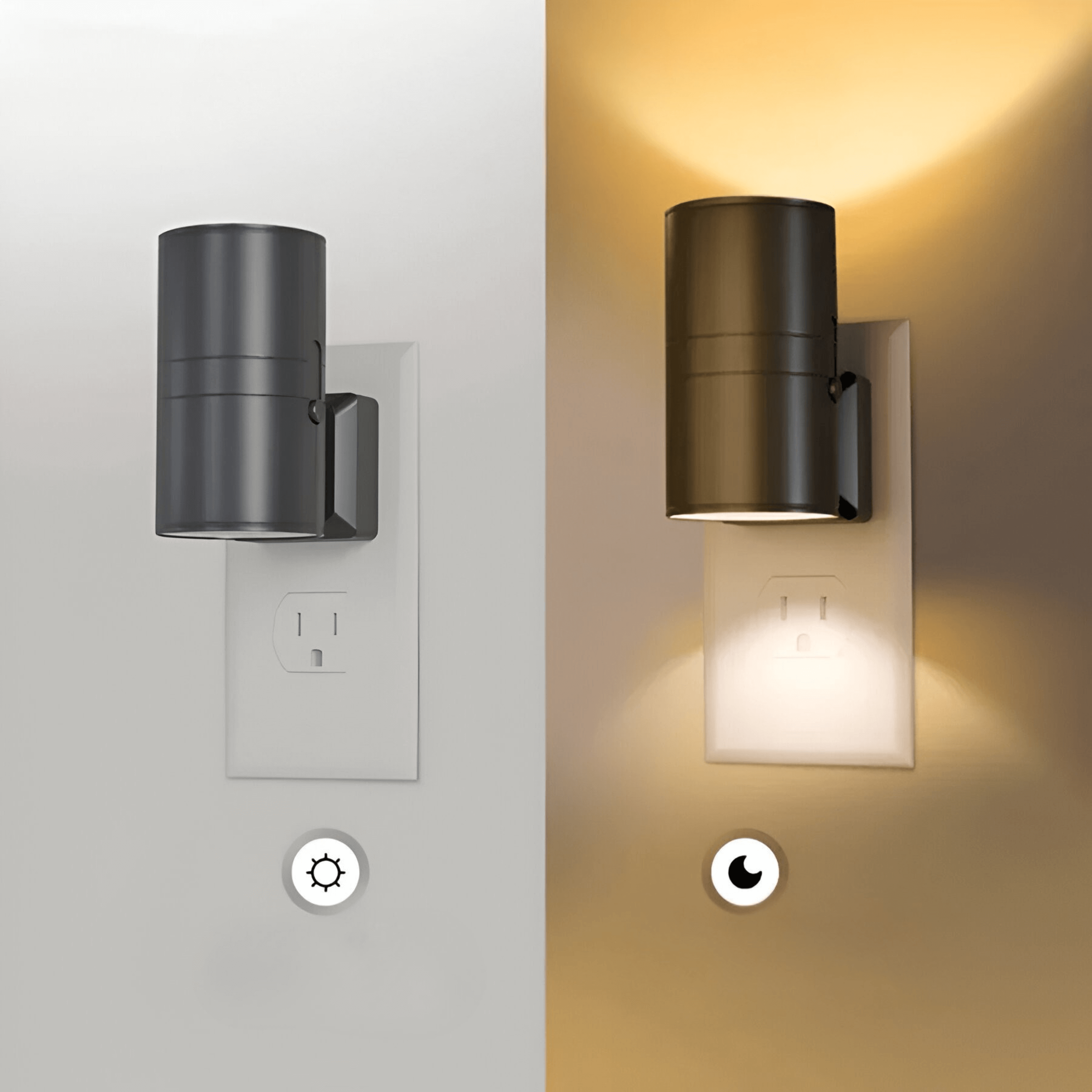 Lunara – LED Nattlampe med Sensor (Justerbar og Plugg-inn)