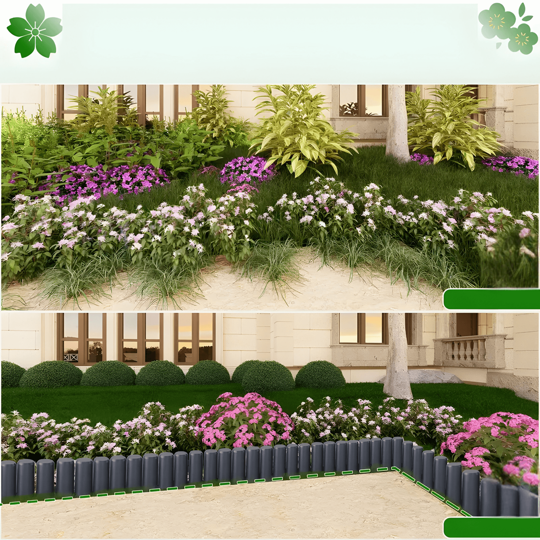 Lundra – Hagekant I Plast Til Blomsterbed