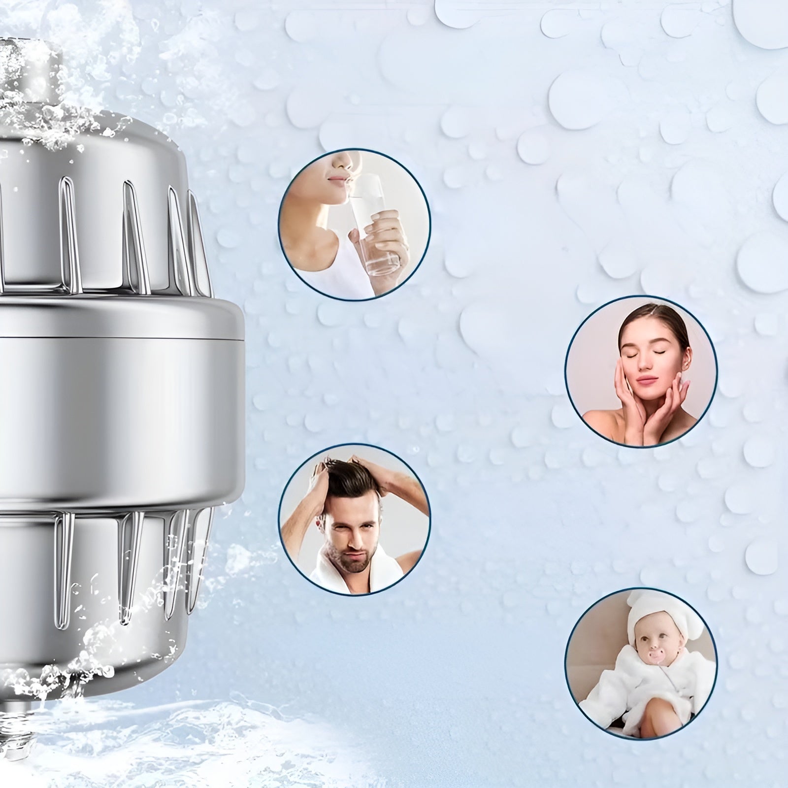 Dusjfilter For Renere Vann – Fjerner Klor Og Urenheter | For En Oppkvikkende Og Hudvennlig Dusjopplevelse