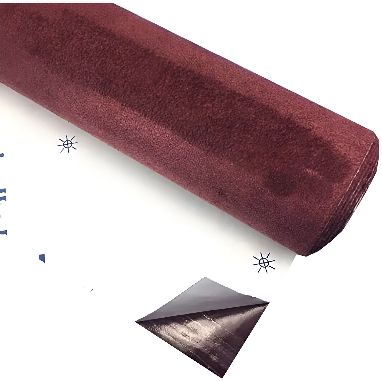 Selvklebende Velourstoff til Bil – Myk og Slitesterk | Perfekt for Interiør Trekking og Reparasjoner - 20cm x 30cm
