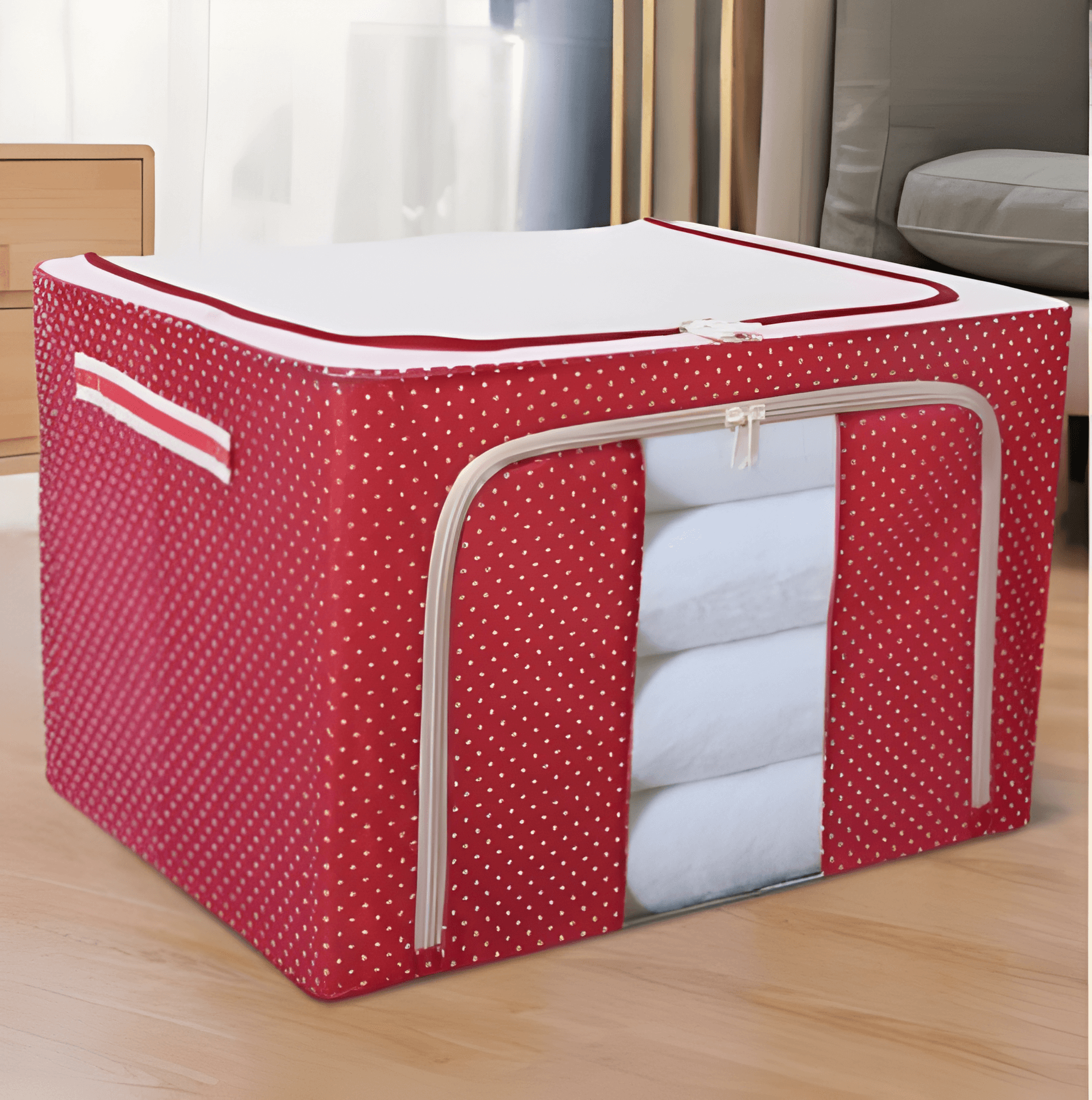 Lumes - Sammenleggbar Oppbevaringsboks For Klær I Stoff