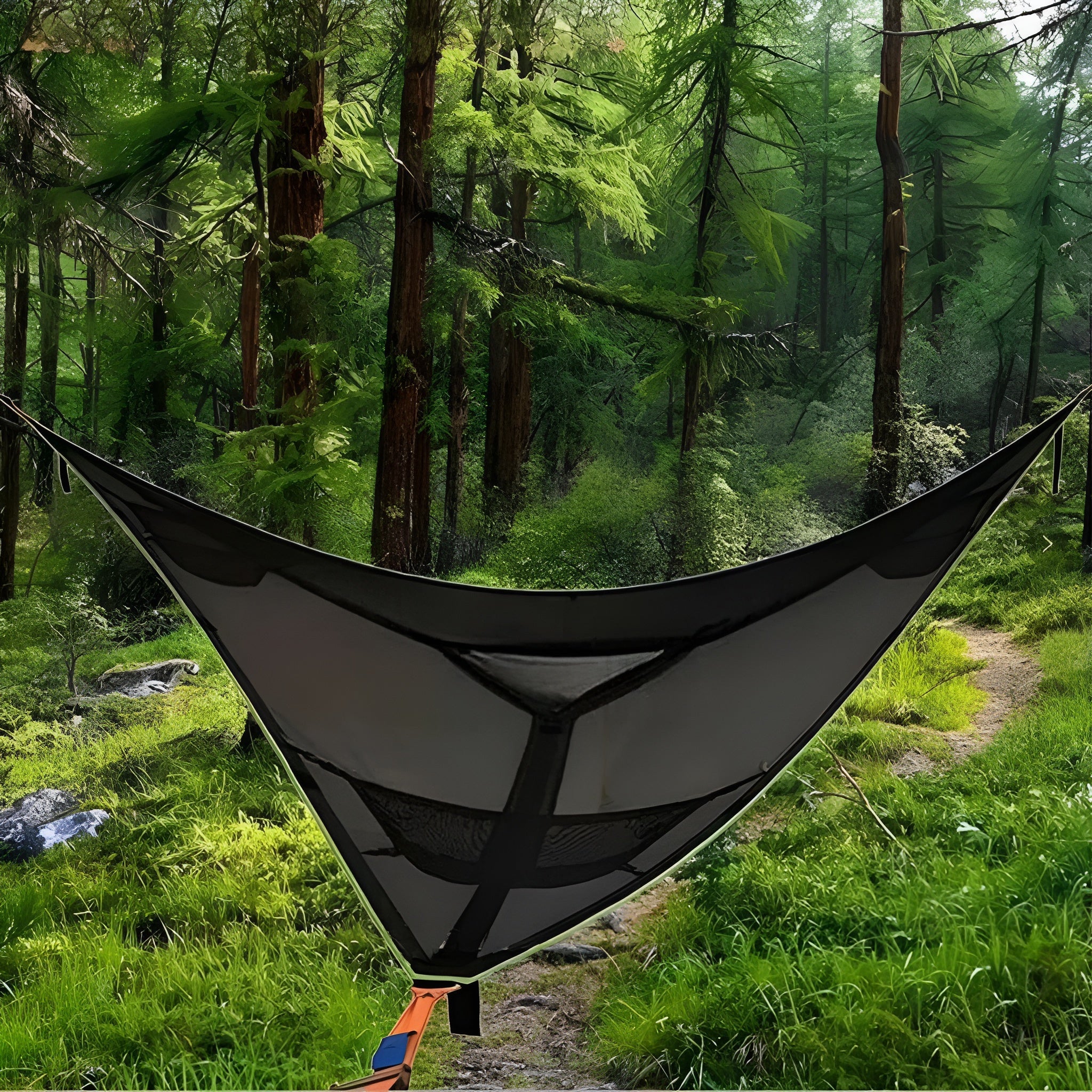 Flerepersoners Hengekøye – Komfortabel og Solid | Perfekt for Hage og Camping