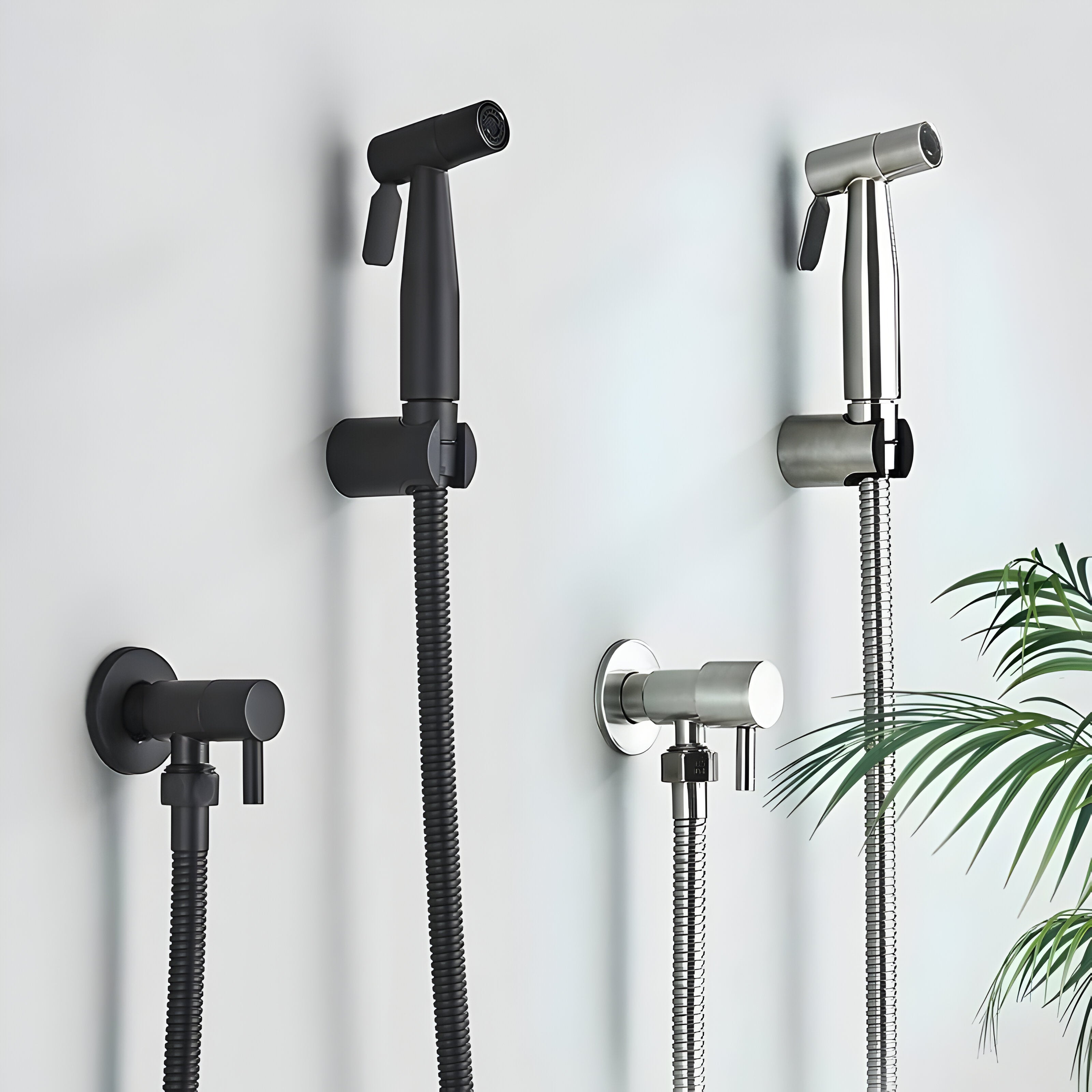 Bidetsprayer i Rustfritt Stål – Håndholdt Toalettdusj for Hygiene