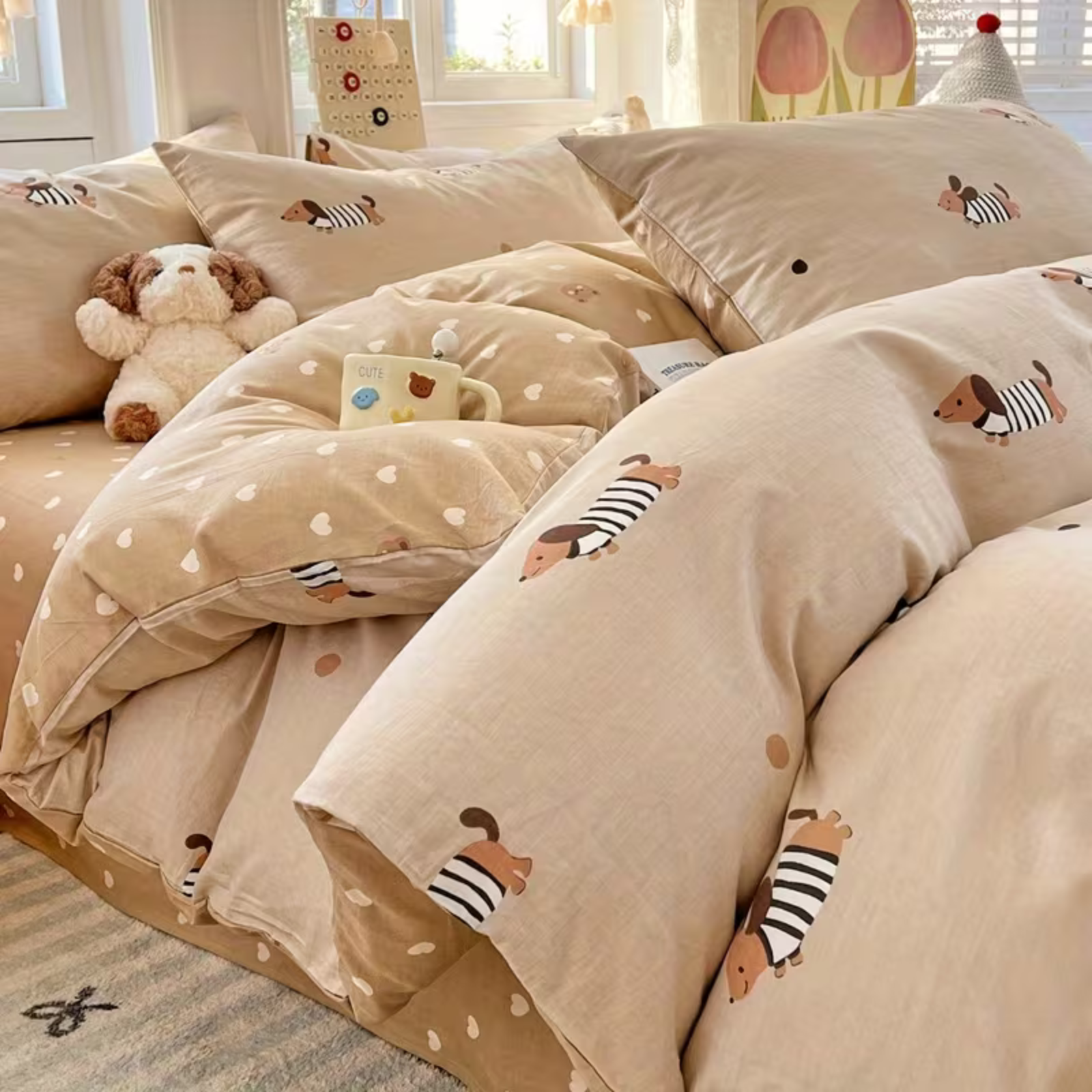 Sengetøysett I Bomull – Perfekt Passform Og Mykt | Pustende Og Behagelig For Alle Årstider