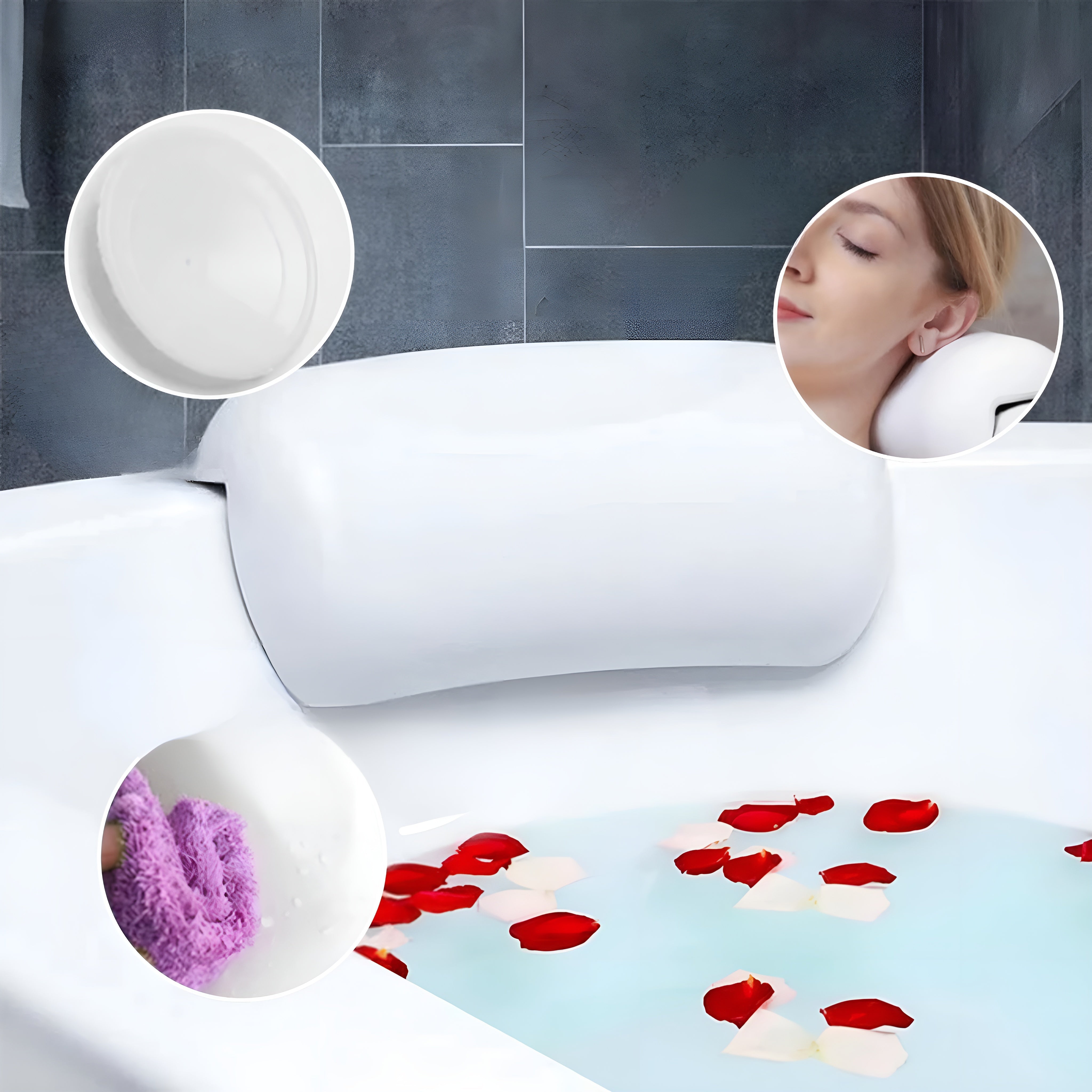 Badeputeknute – Mykt og Støttende | Vanntett og Sklisikkert med Memory Foam