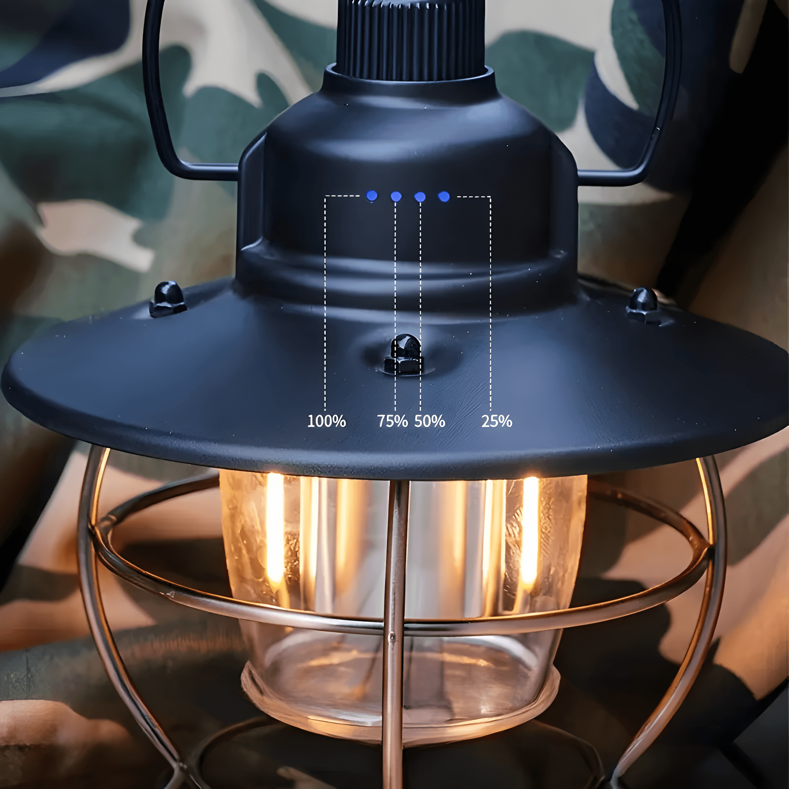 NordLys – Campinglampe i LED, Oppladbar og Bærbar