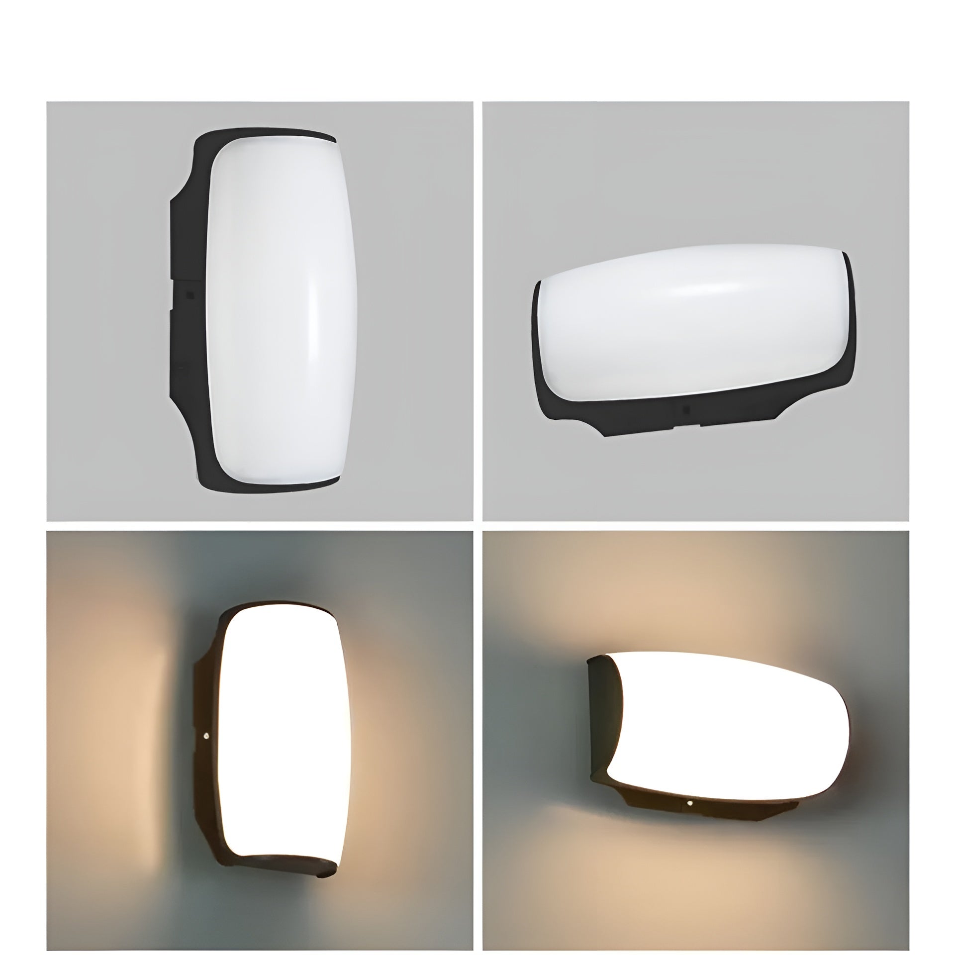 LED Utendørs Vegglampe – Vanntett med Bevegelsessensor | Ideell for Hage, Terrasse og Innkjørsel