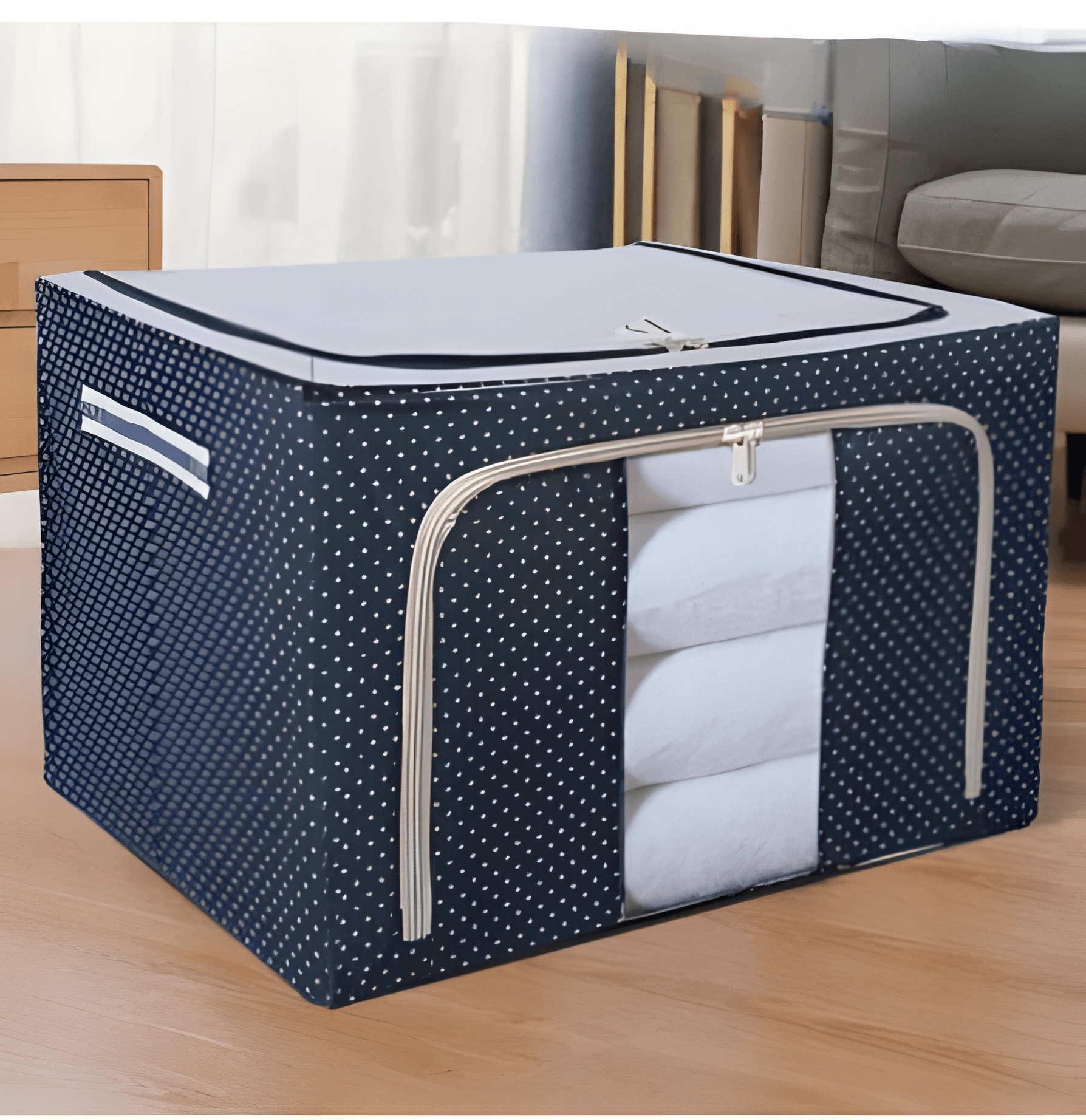 Lumes - Sammenleggbar Oppbevaringsboks For Klær I Stoff