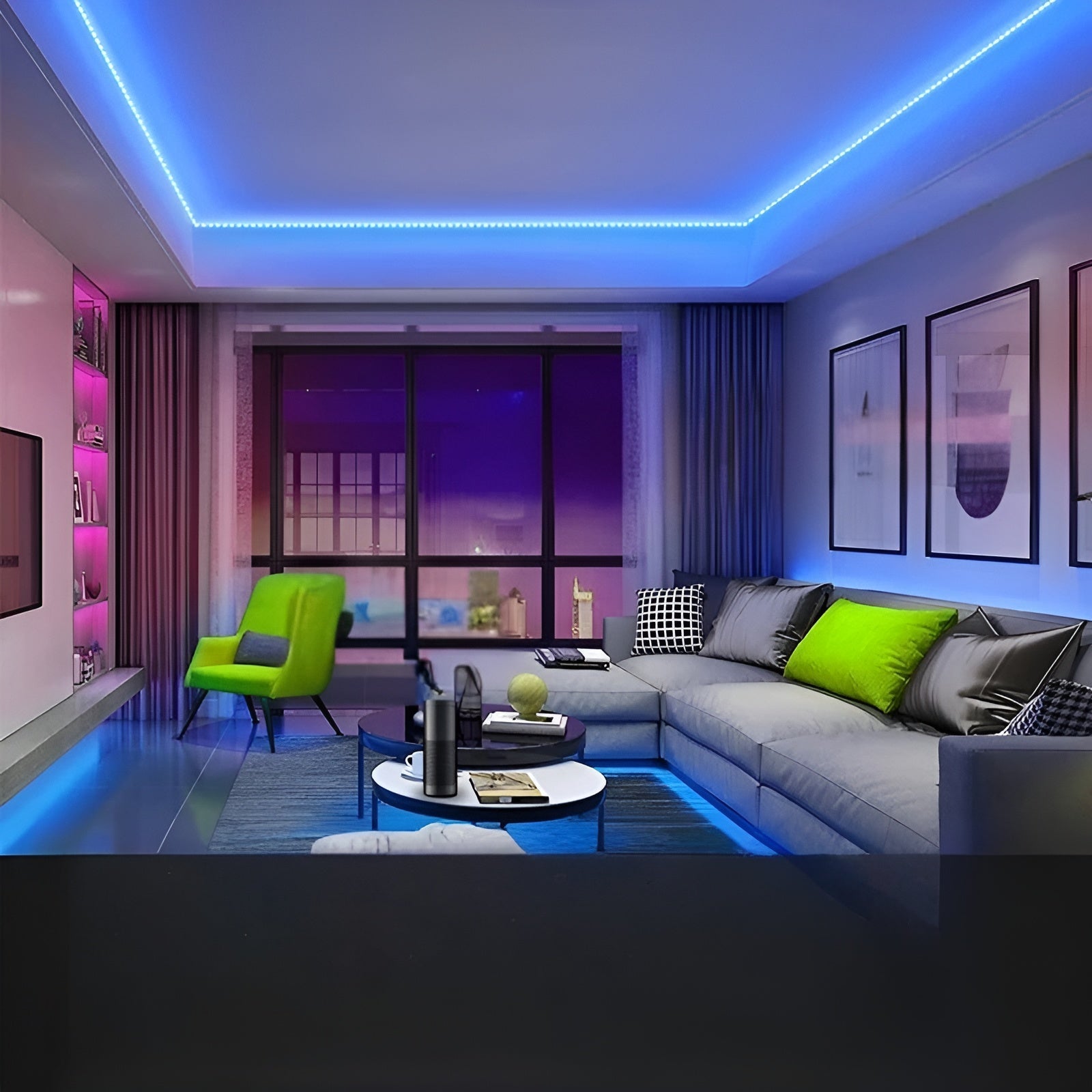 Neon LED Lyslist – Fleksibel og Dekorativ | Perfekt for Stue og Soverom