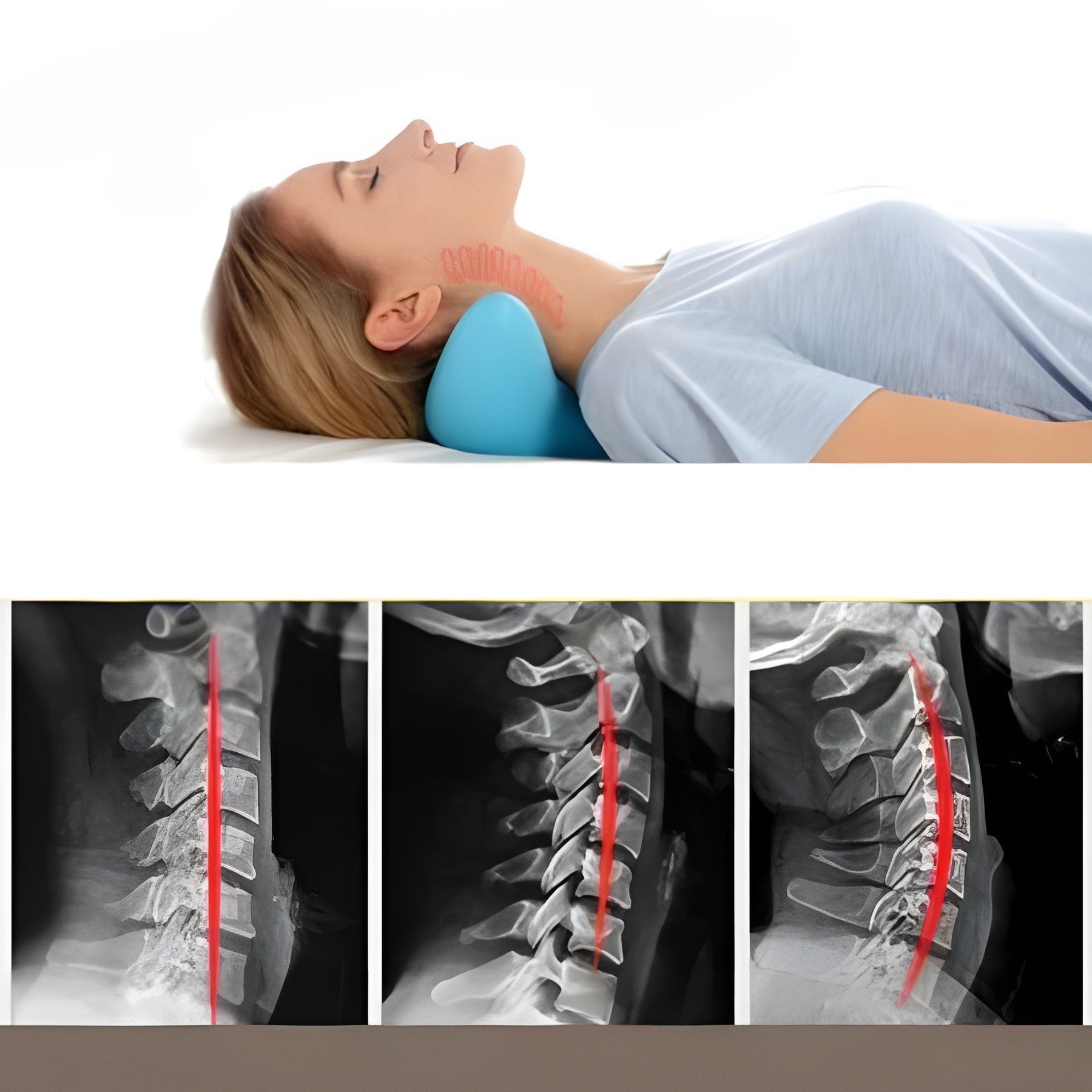 Nakkestøttepute – Ergonomisk og Avslappende | Perfekt mot Spenninger