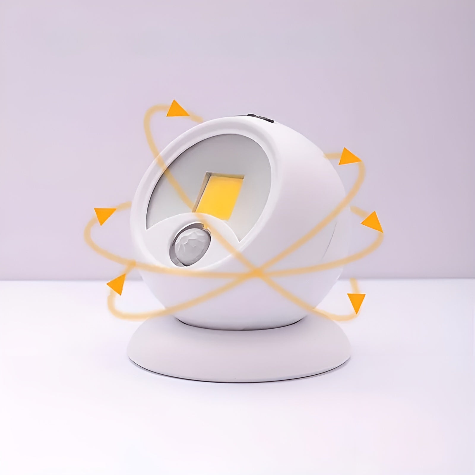 LED Nachtlicht mit Bewegungssensor – 360° Drehbarer Kopf | Magnetische Befestigung