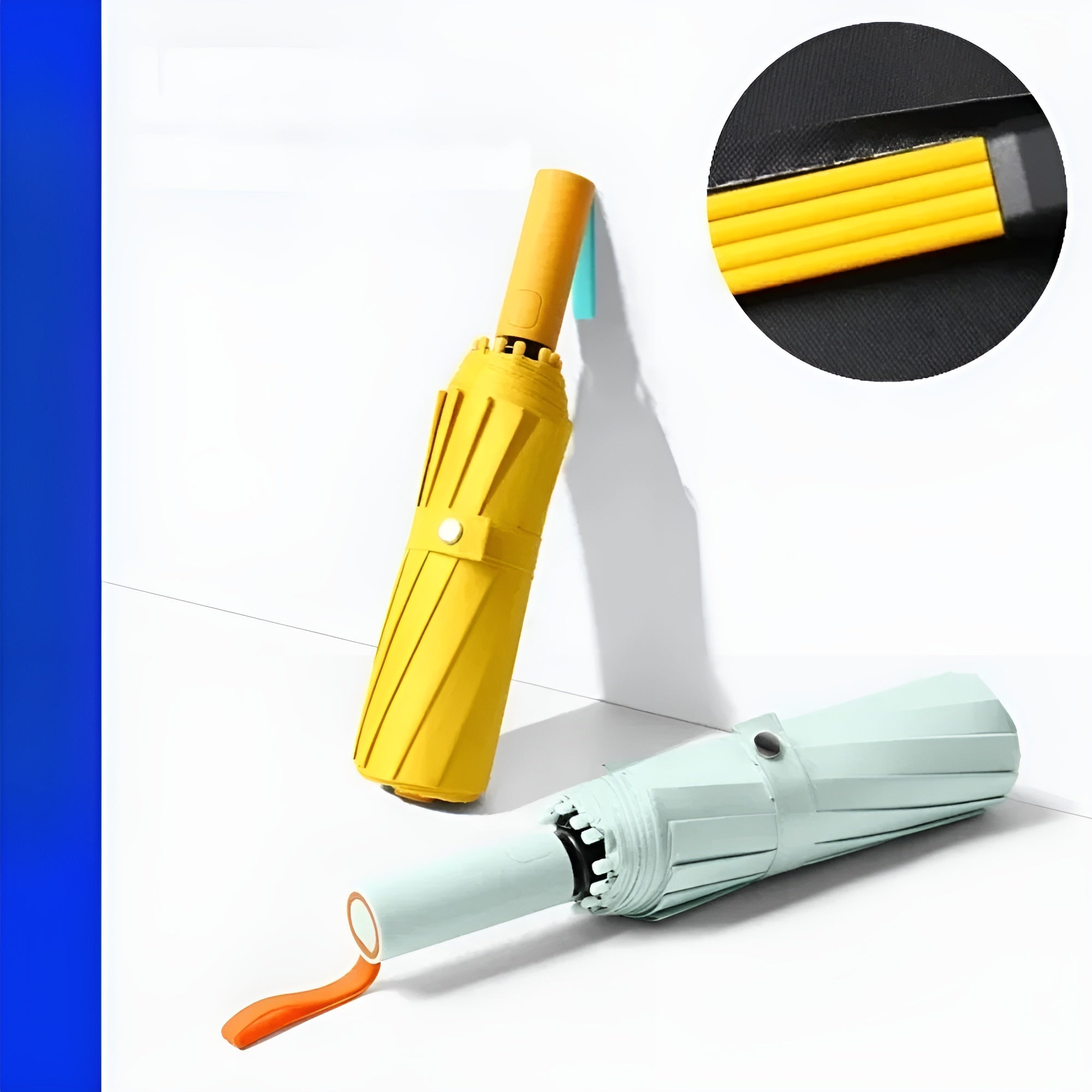 Kompakt Paraply – Vind- og Vanntett | Lett å Ta med på Reisen