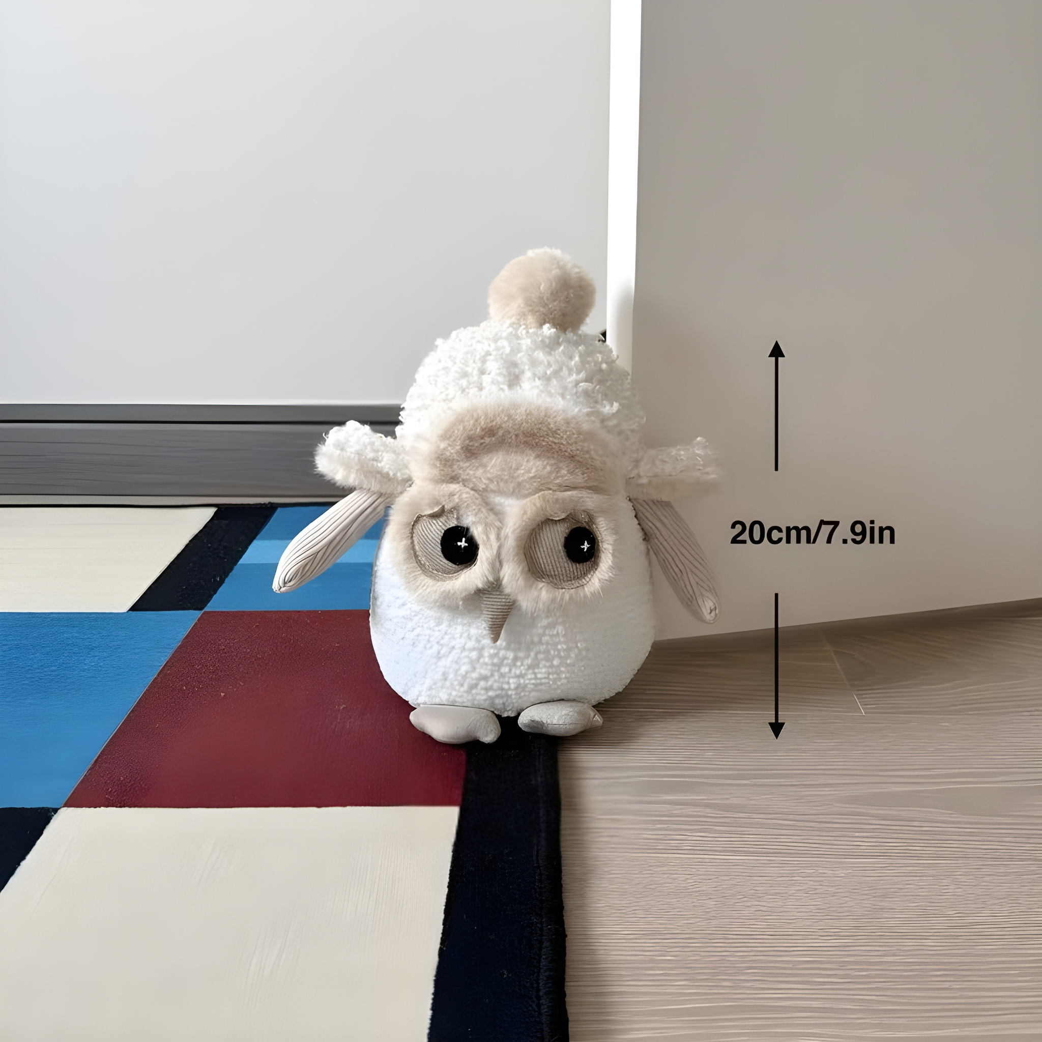 Underdørs Ugle-stopper – Varm Og Dekorativ | For Dører Og Gulv