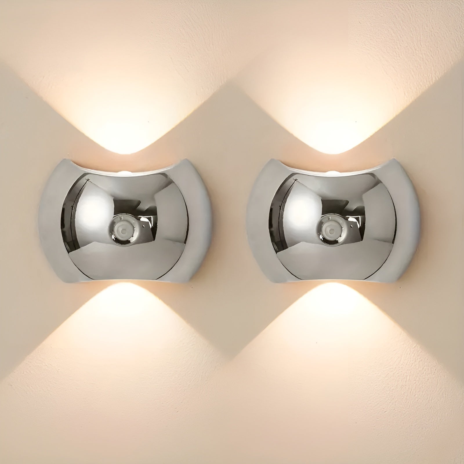 Vegglampe med Bevegelsessensor – Dobbelt LED-lys Opp og Ned | Magnetisk og Bærbar