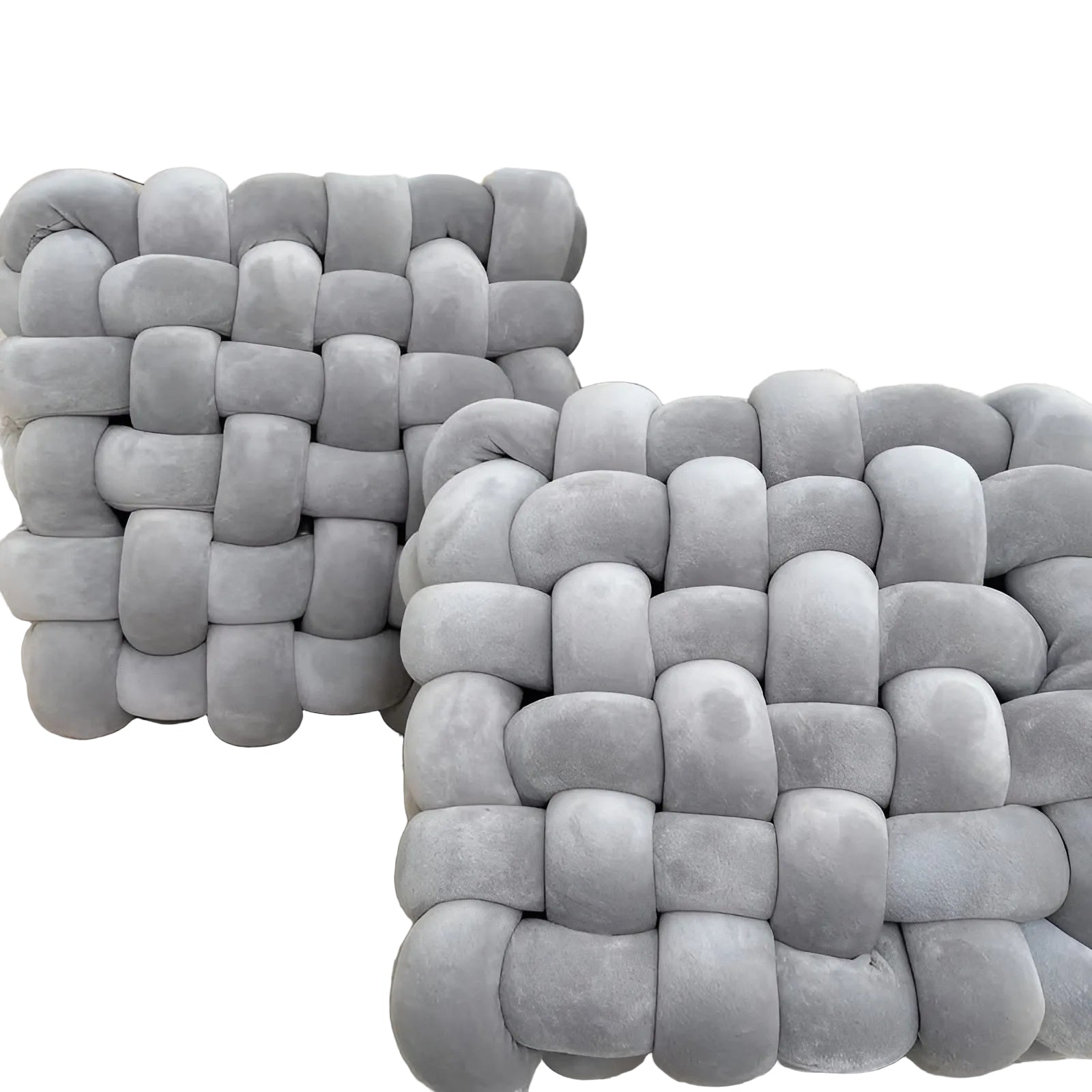 Knutedekorputer i 2-pakning – Myke og Dekorative | Perfekt for Sofa, Seng og Stue