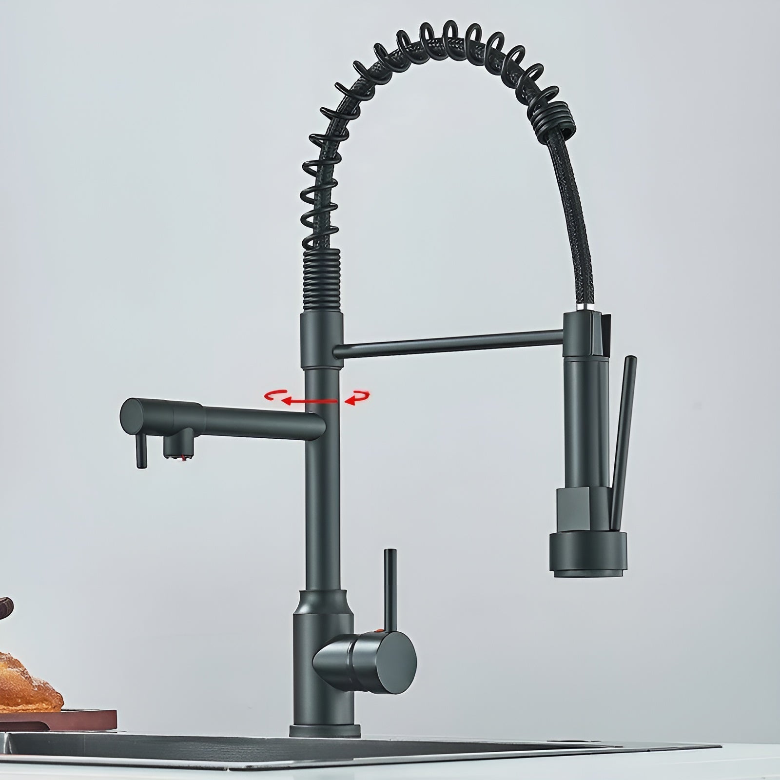 Fleksibel Kjøkkenkran – Roterbar og Praktisk | Moderne Design for Alle Kjøkken