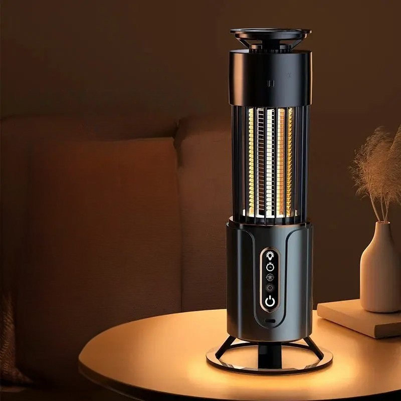 Myggfanger med USB – Oppladbar og Stillegående | Vegg- eller Bordmontering med Nattlys og Timer