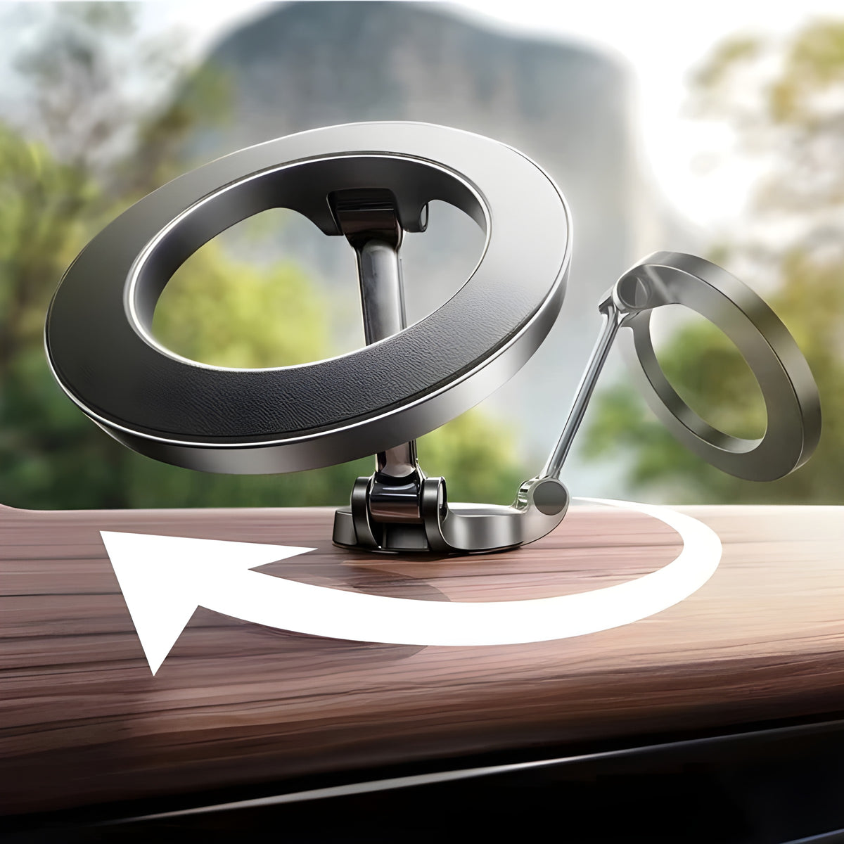360° Roterende Magnetisk Telefonholder – Bilfeste | Justerbar Visningsvinkel