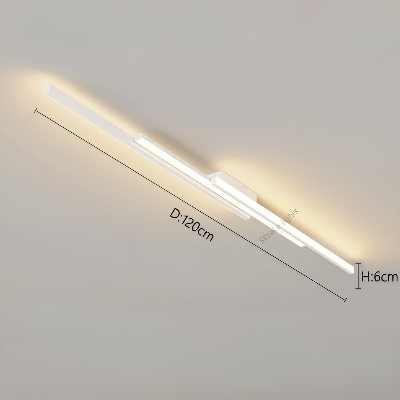 Lang LED-taklampe – Slankt og Stilrent Design | Perfekt Belysning for Gang, Trapper og Soverom