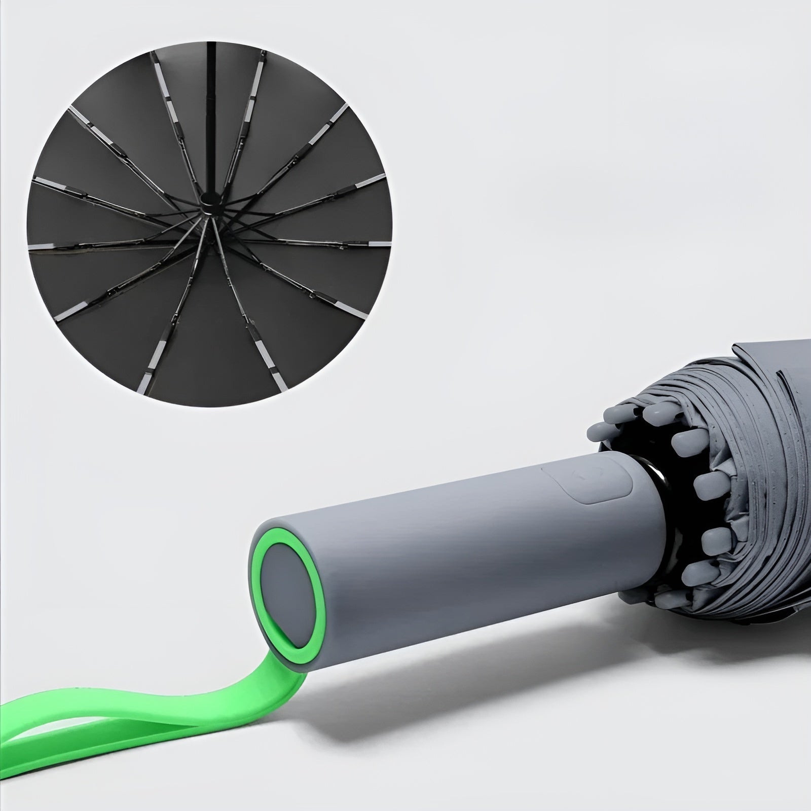 Kompakt Paraply – Vind- og Vanntett | Lett å Ta med på Reisen