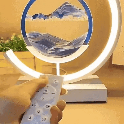 Bilde av Aurora Sandlys – Beroligende Sandlampe med LED-belysning fra Velisse