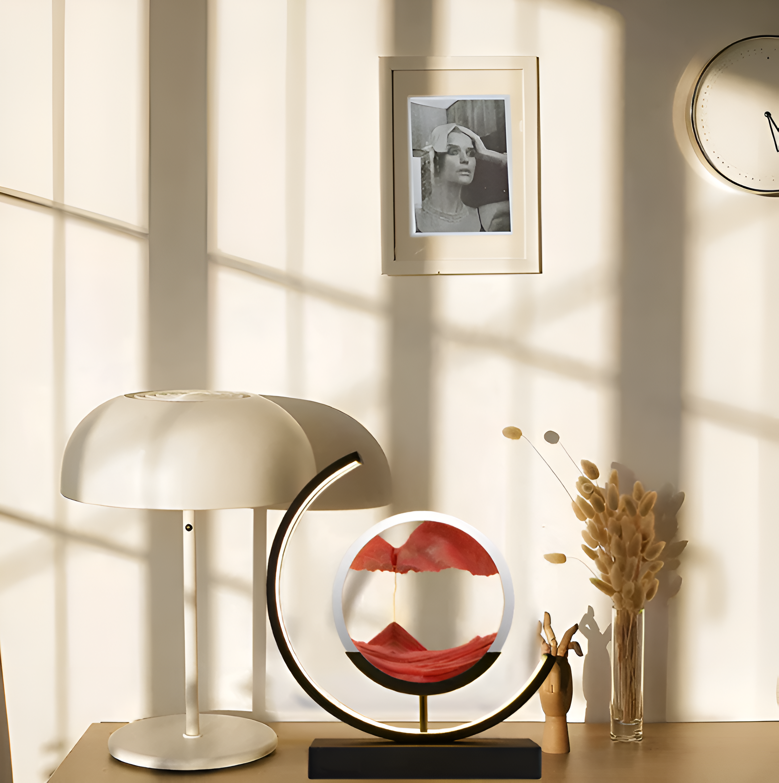 Bilde av Aurora Sandlys – Beroligende Sandlampe med LED-belysning fra Velisse