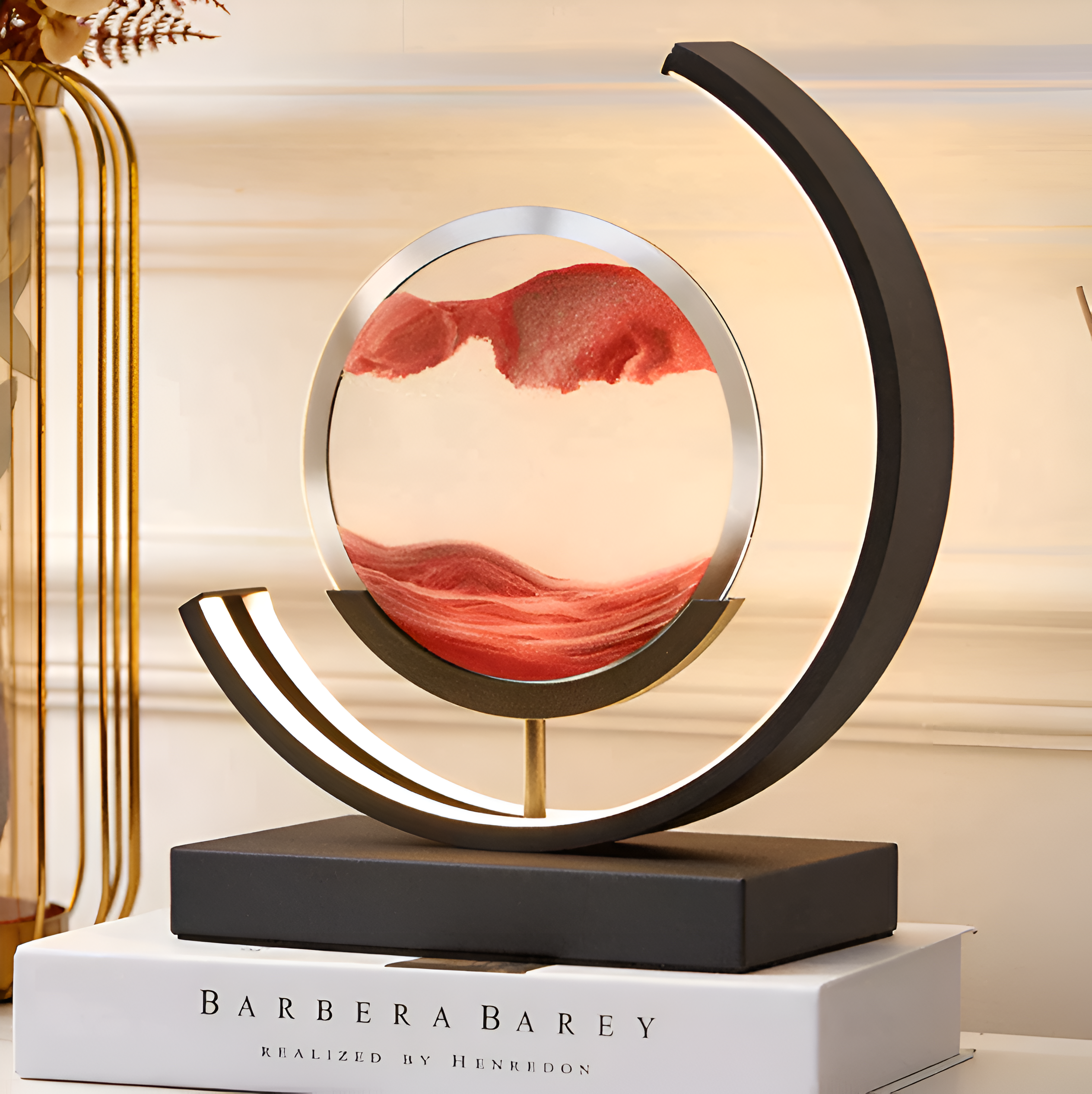 Bilde av Aurora Sandlys – Beroligende Sandlampe med LED-belysning fra Velisse